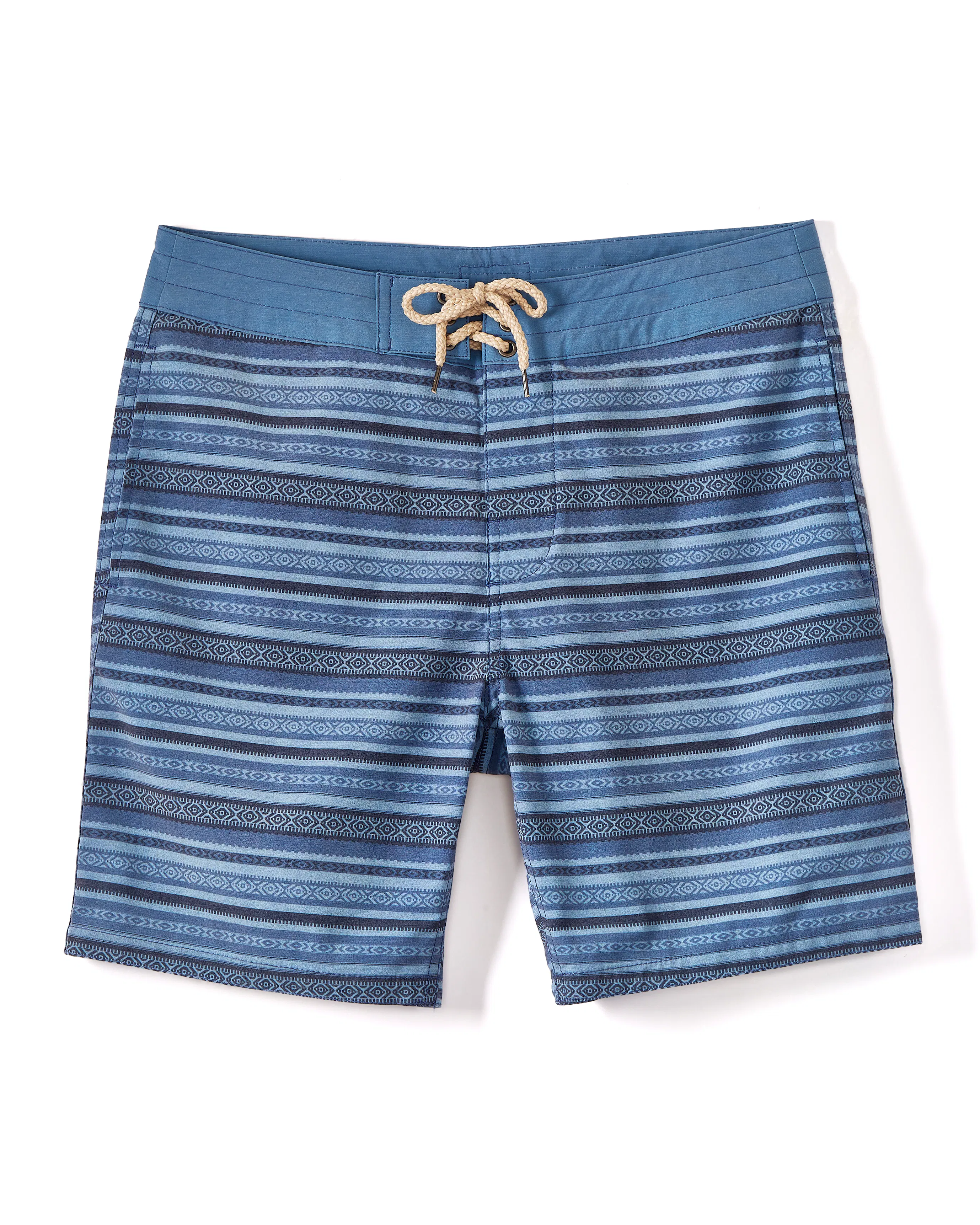 Faherty Brand Classic Boardshort Blue Falls Ikat undefined