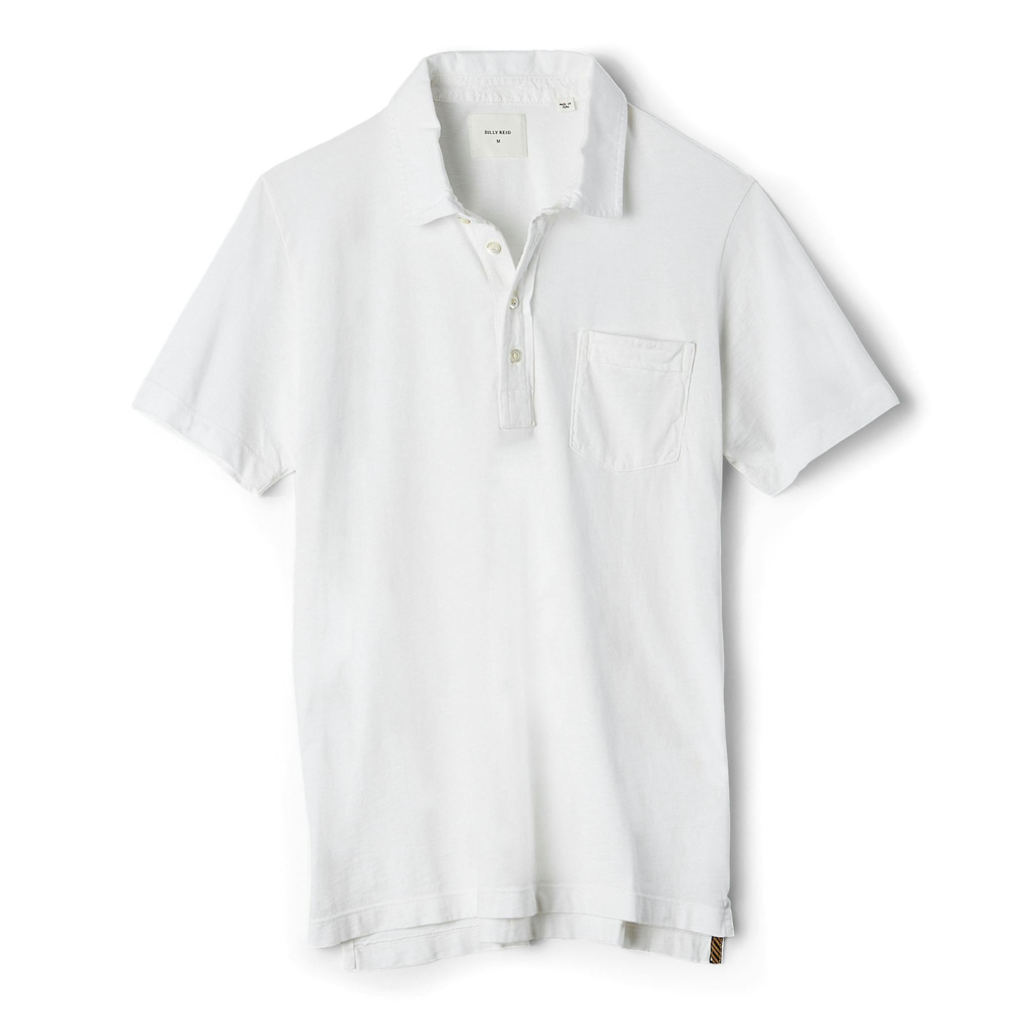 Billy Reid Pensacola Polo White Polo Shirts Huckberry