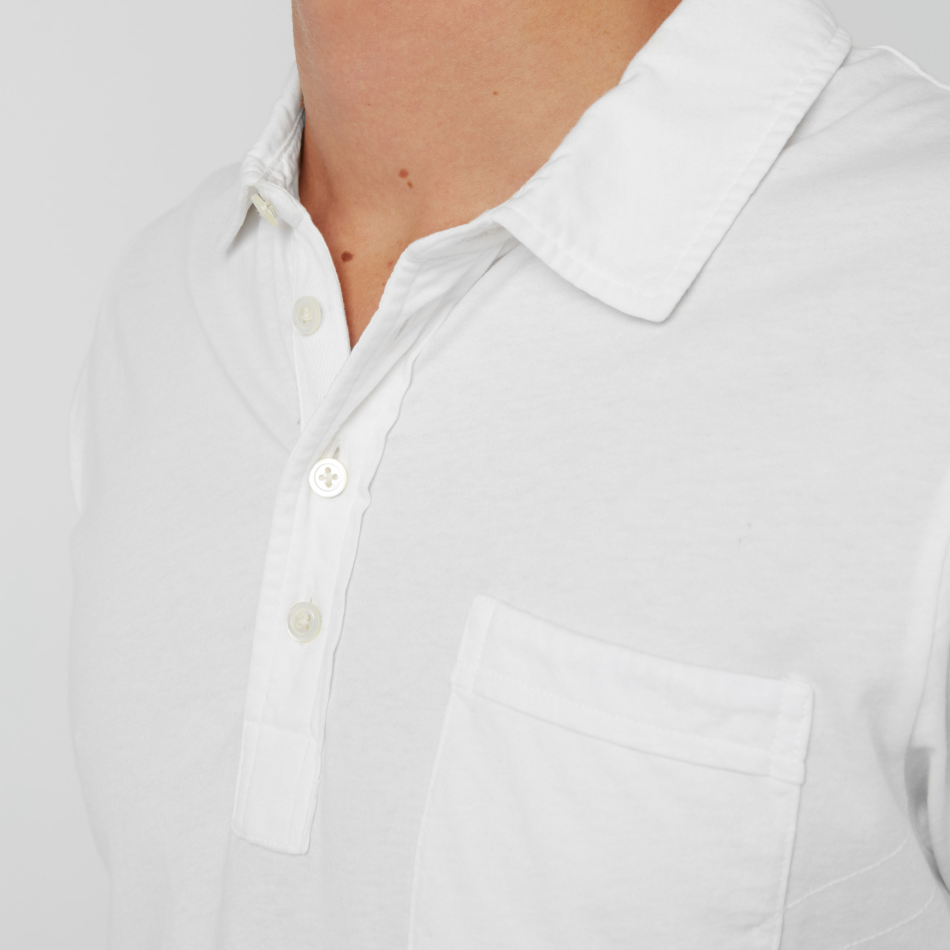 Billy Reid Pensacola Polo White Polo Shirts Huckberry