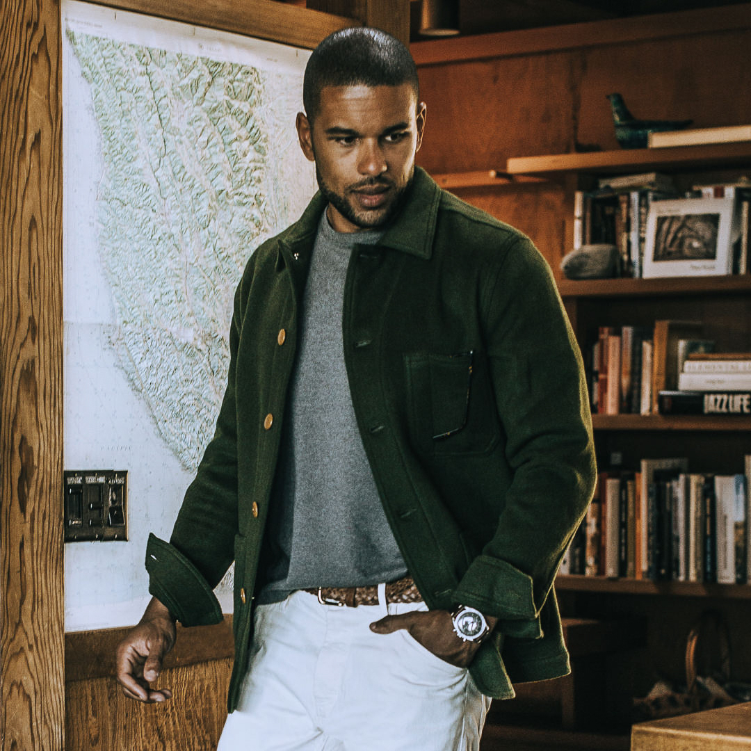 Taylor Stitch The Ojai - Olive Wool | Chore Coats | Huckberry