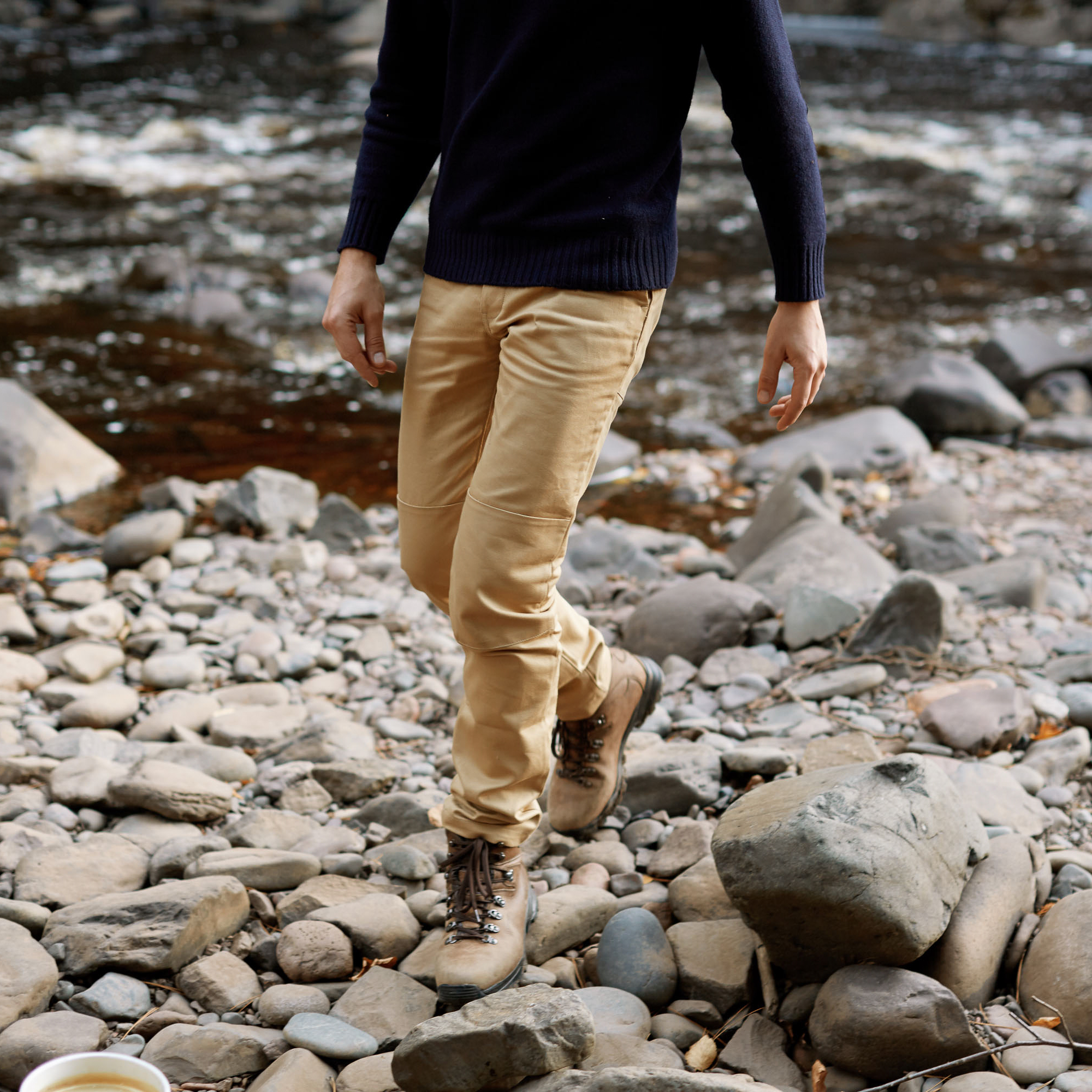 Askov Finlayson Vermilion Pant Overdyed Stone Travel Pants Huckberry