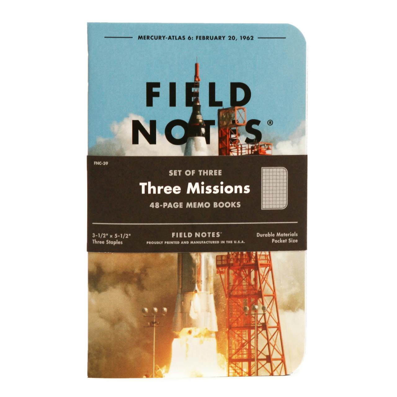 Field Notes Three Missions 3-Pack - Limited Edition