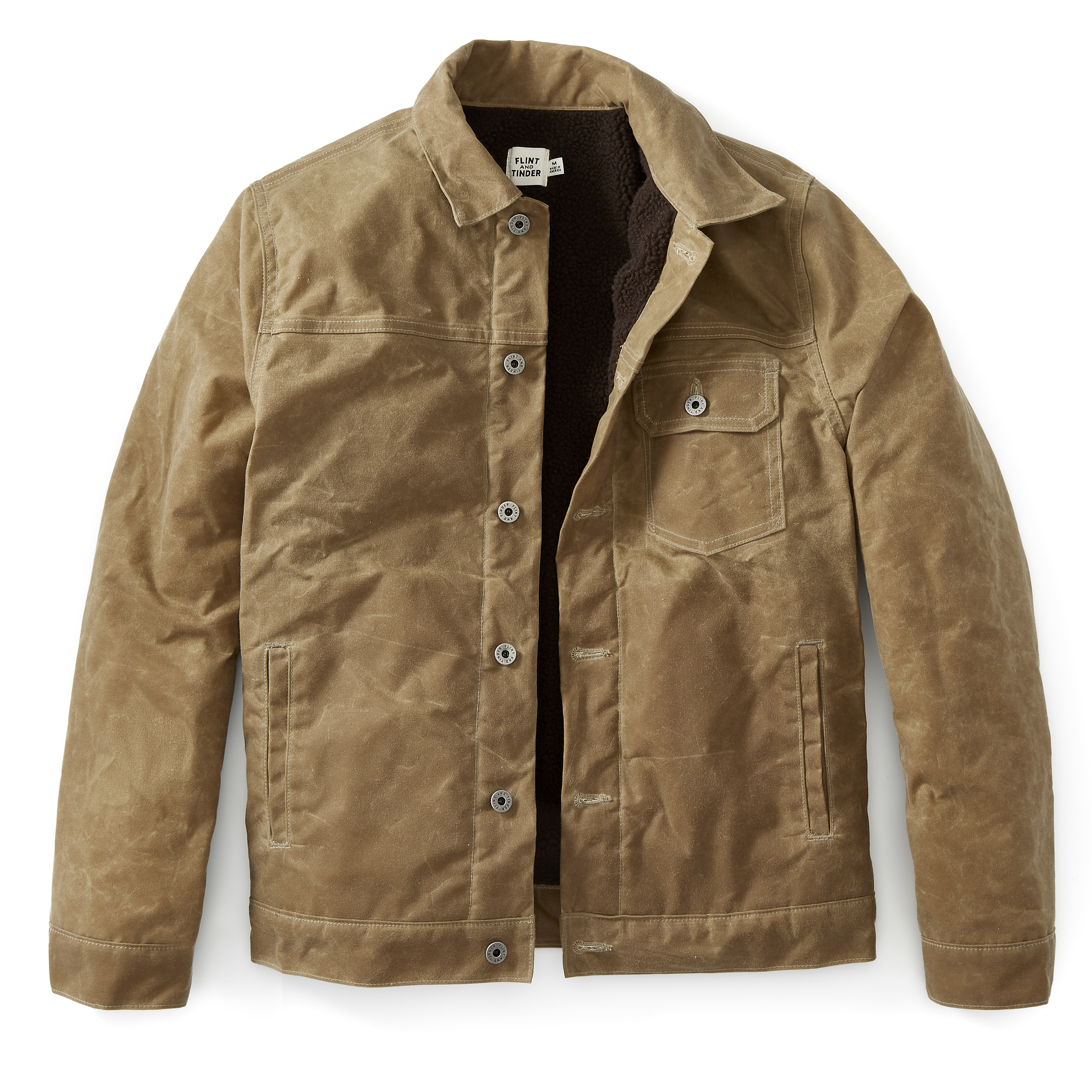 Flint and Tinder Sherpa-lined Waxed 
