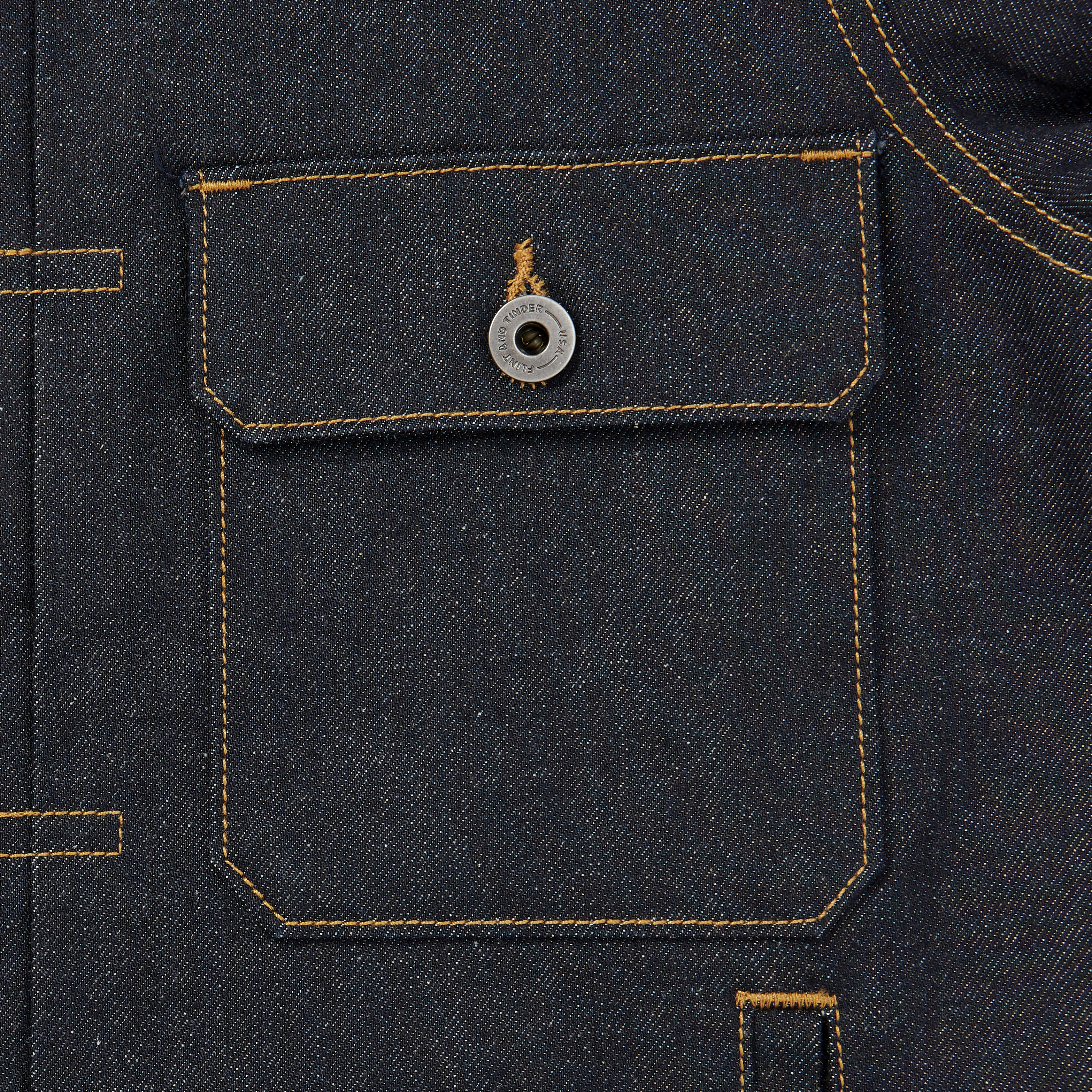 Flint and Tinder Type 2 Trucker Jacket - Raw Denim | Trucker