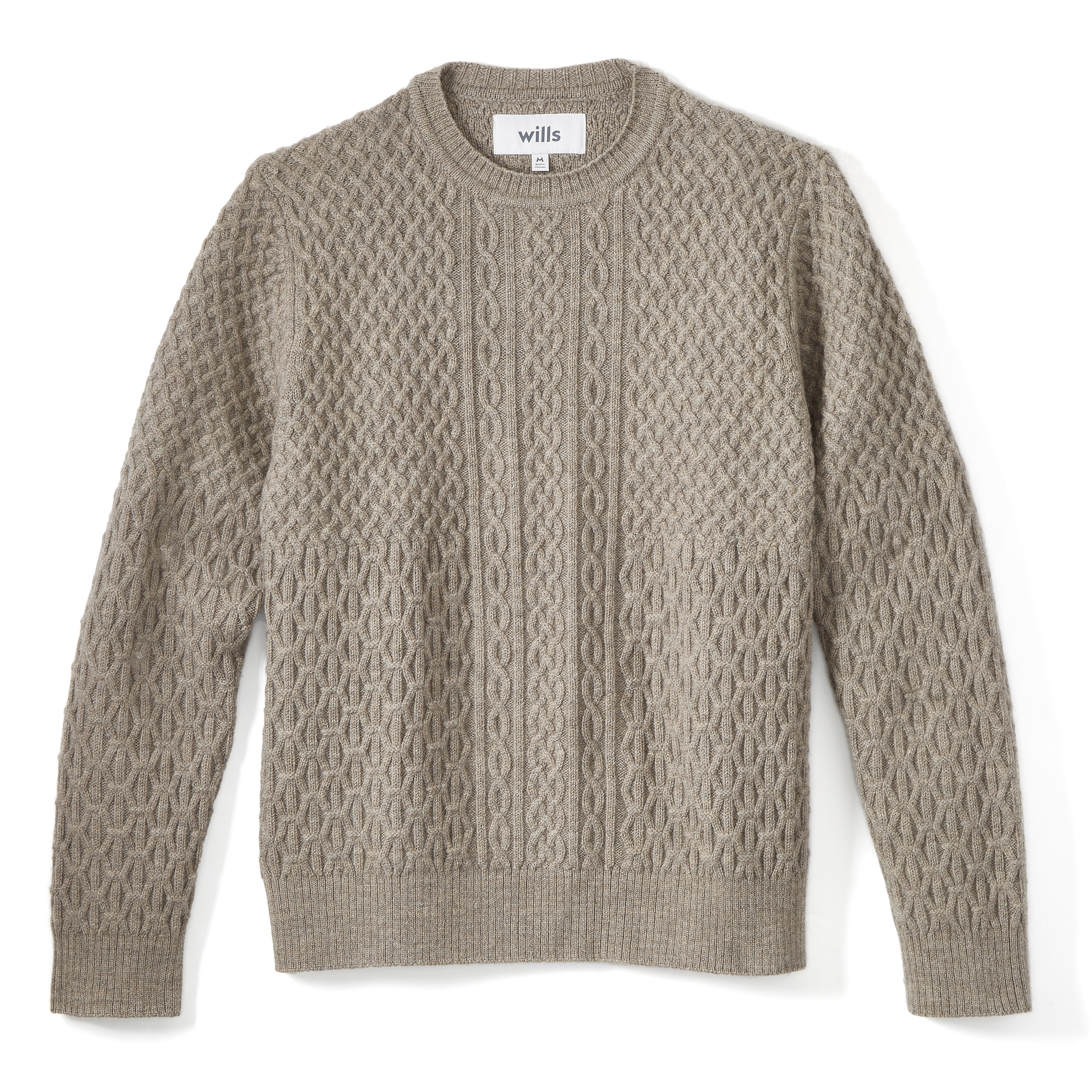 cable wool sweater