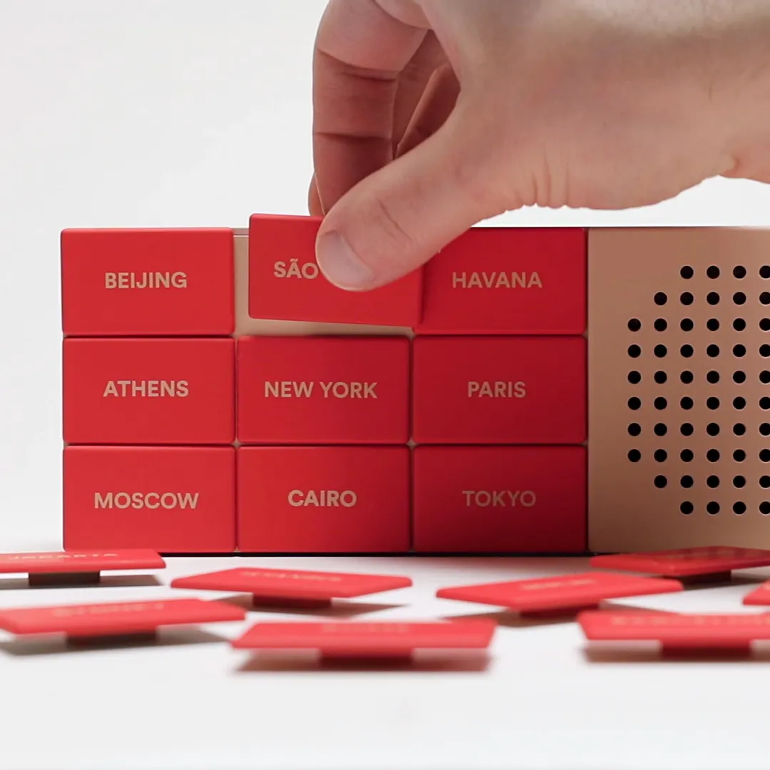 Palomar The City Radio - Red/Sand | undefined | Huckberry