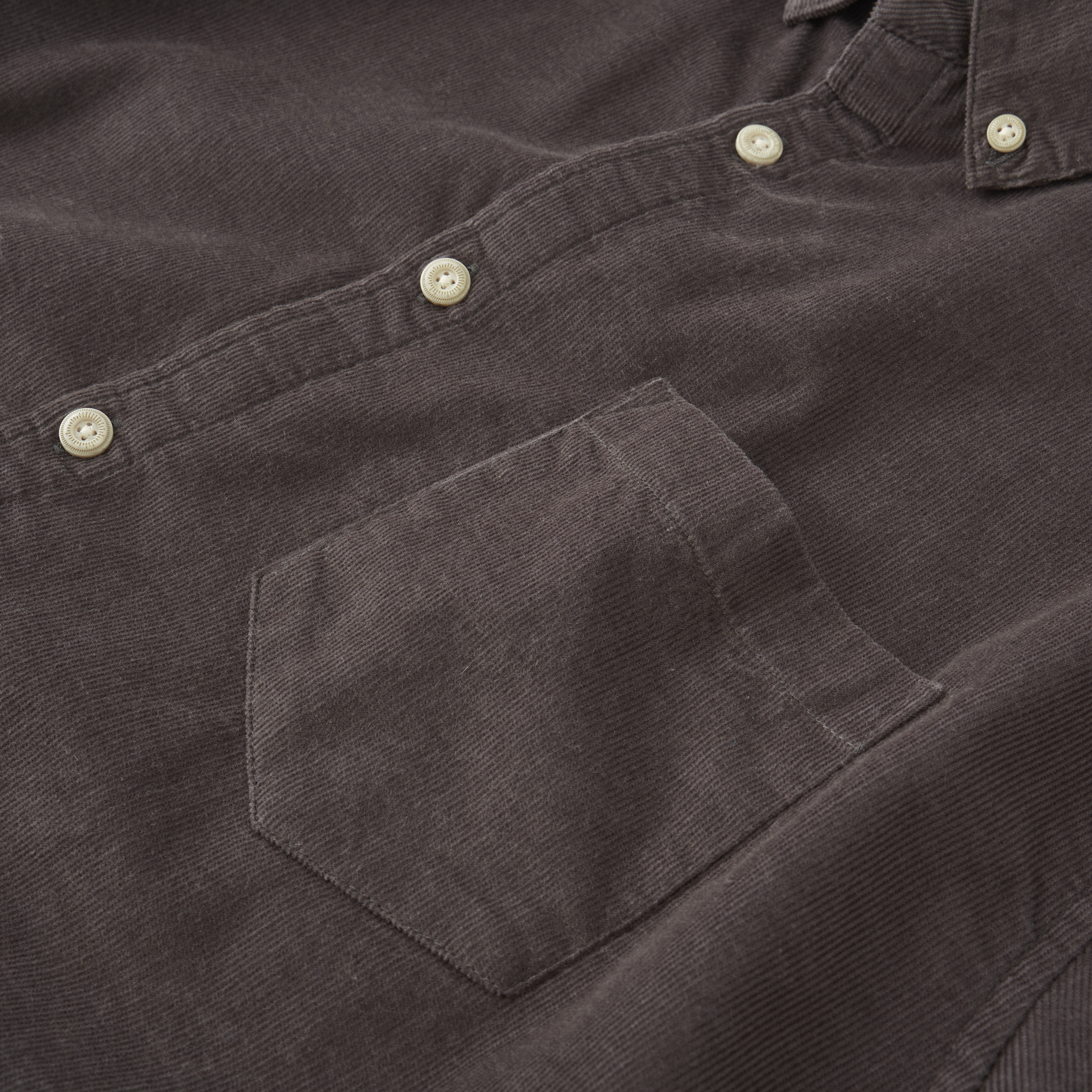 Organic Corduroy Button Down Shirt