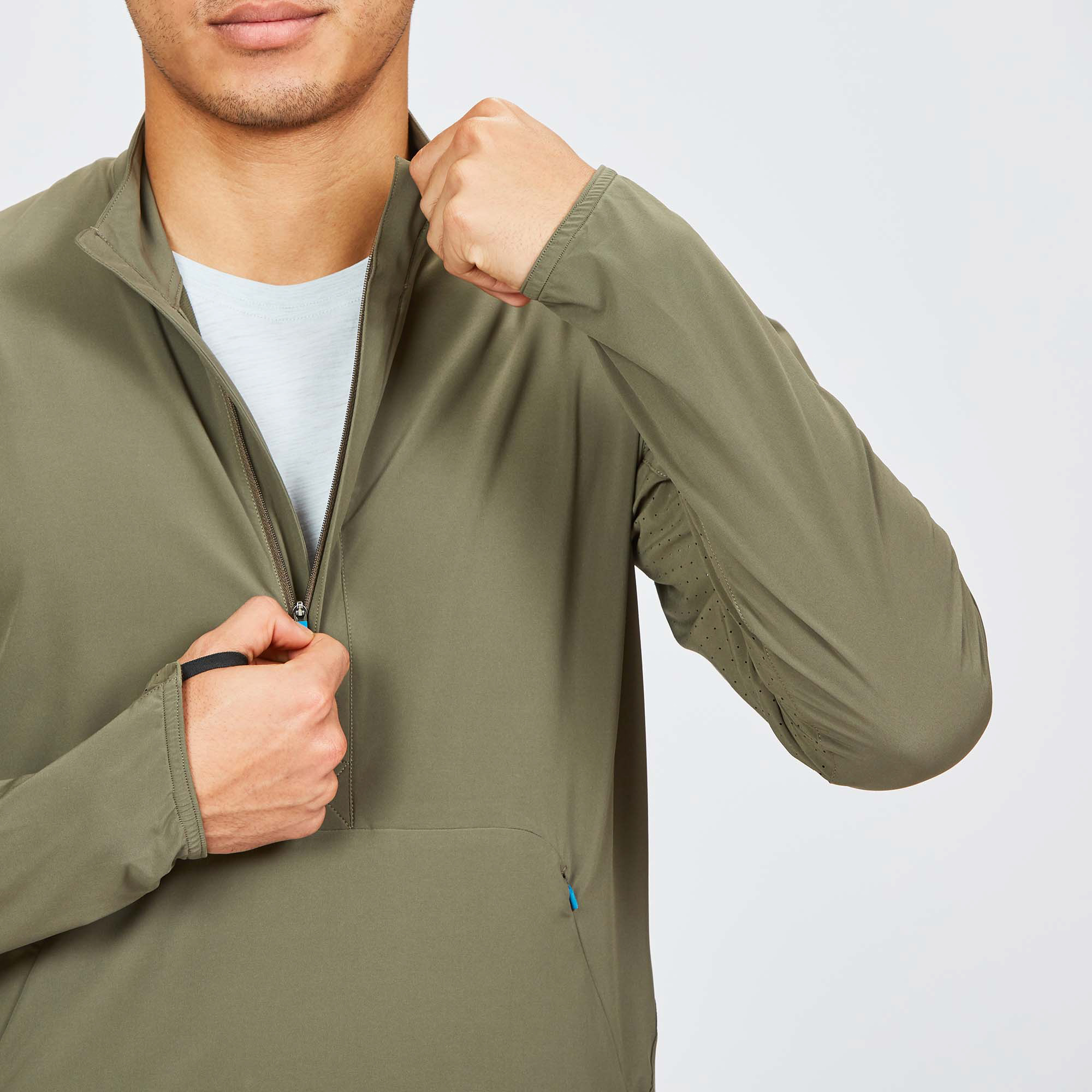 Janji Men's Transit Tech Half Zip - Stingray | undefined