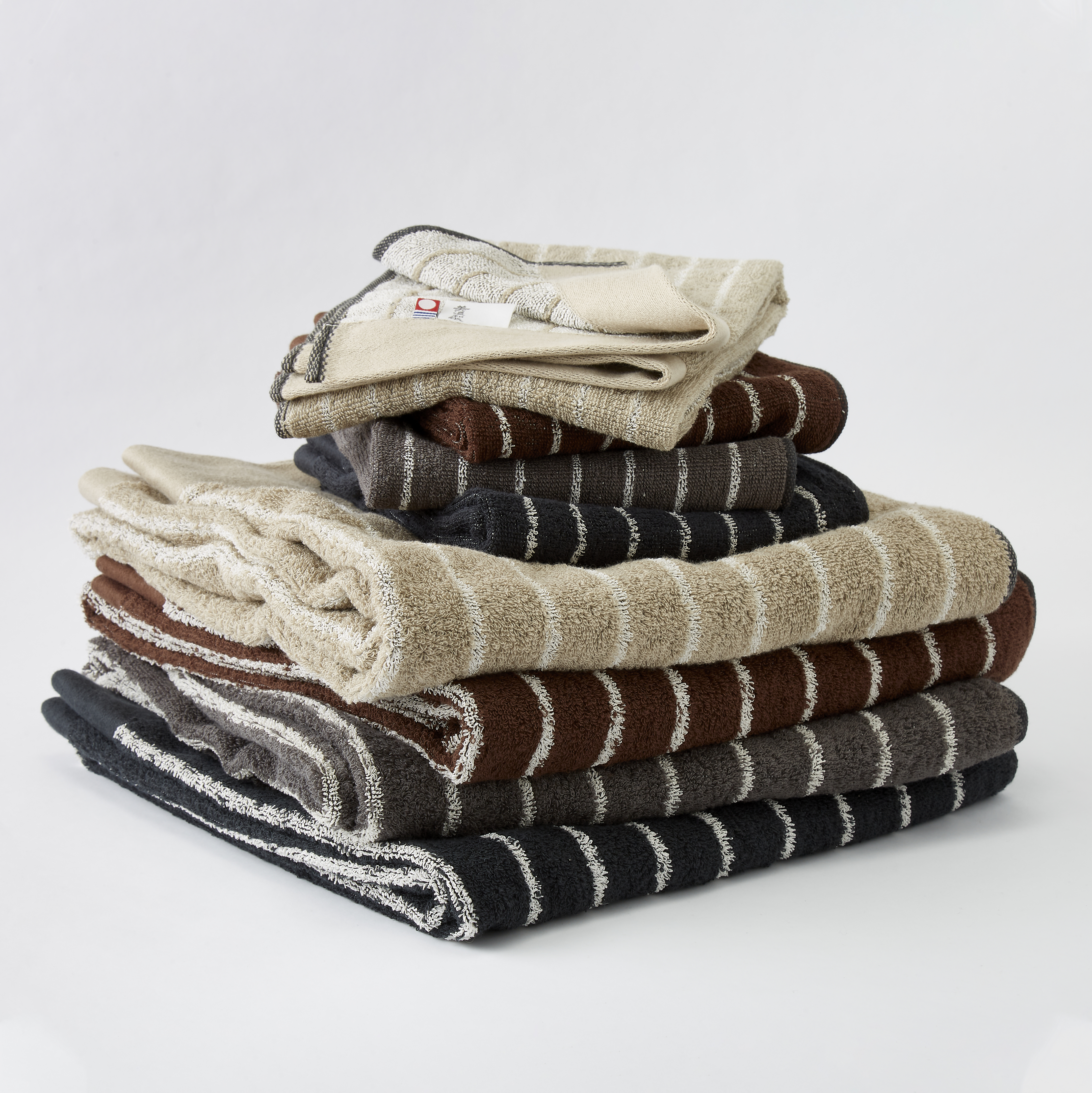 Murakami Pile Washi Striped Bath Towel Set Huckberry