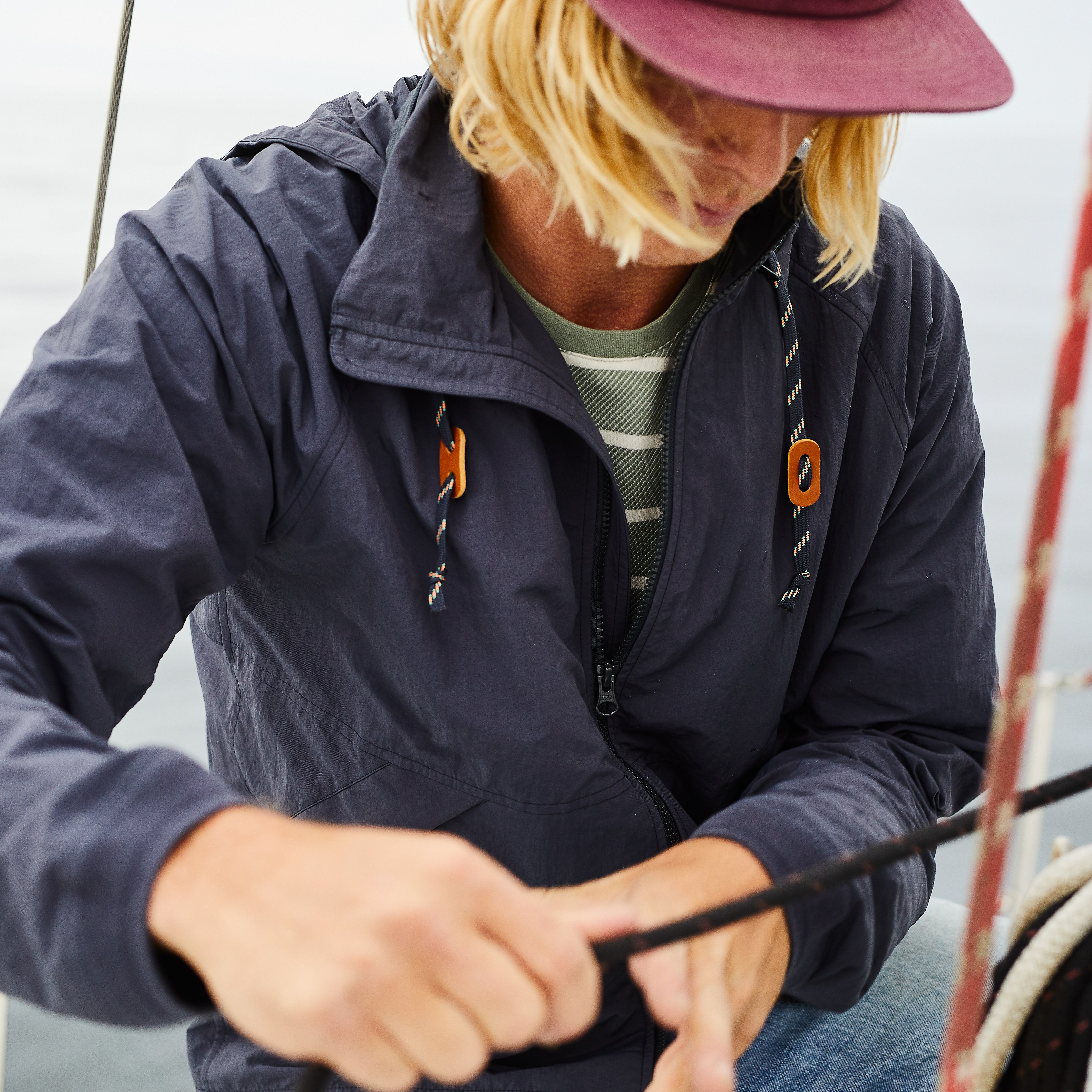 Wellen The Windward Full Zip - Indigo | Trucker Jackets