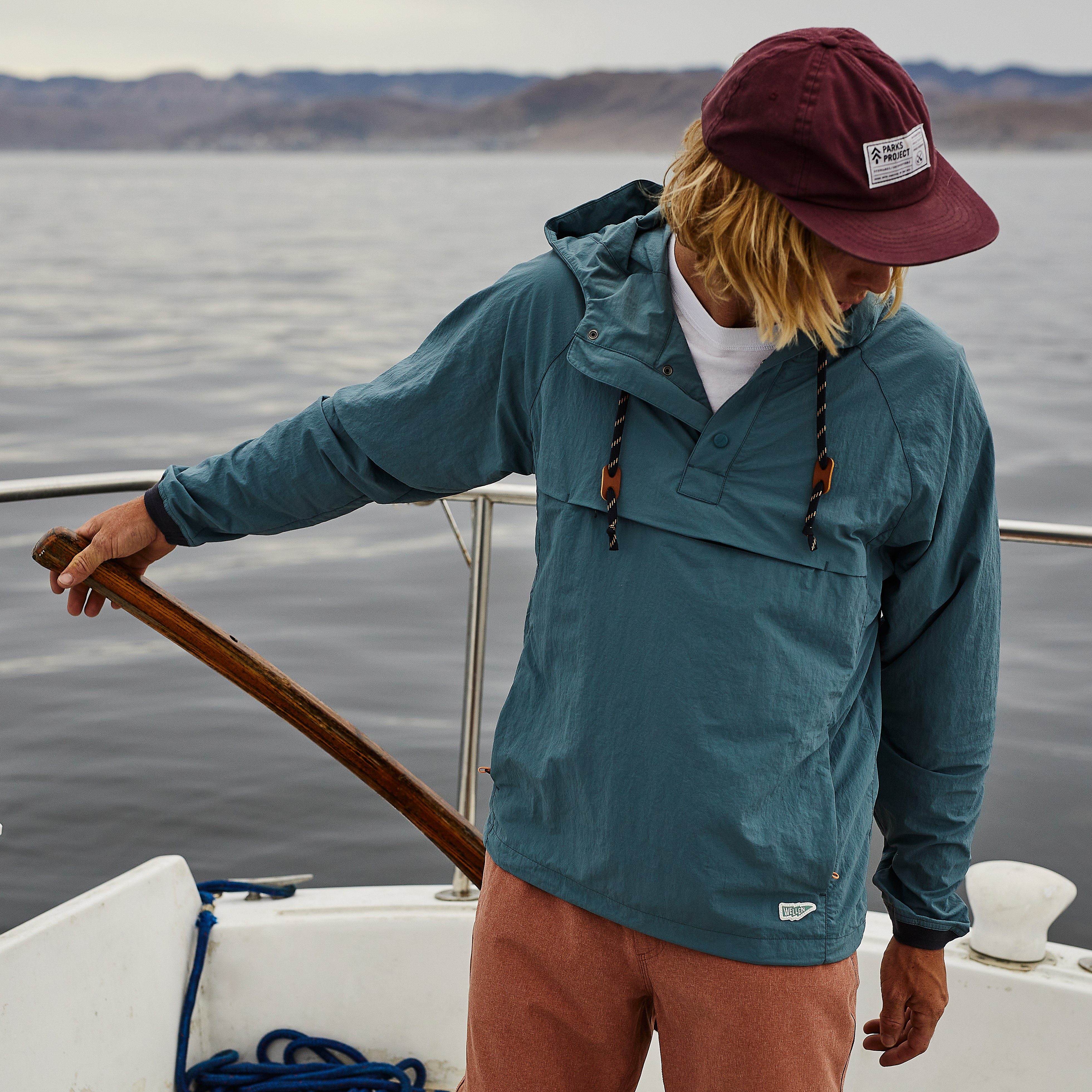 Wellen The Windward Anorak - Beach Glass | Trucker Jackets | Huckberry