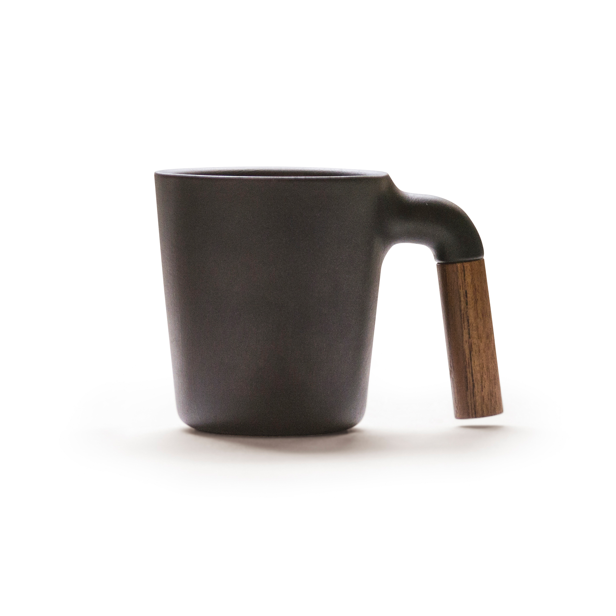 HMM Japanese Ceramic Mug - Black/Wood | Kitchen & Coffee | Huckberry