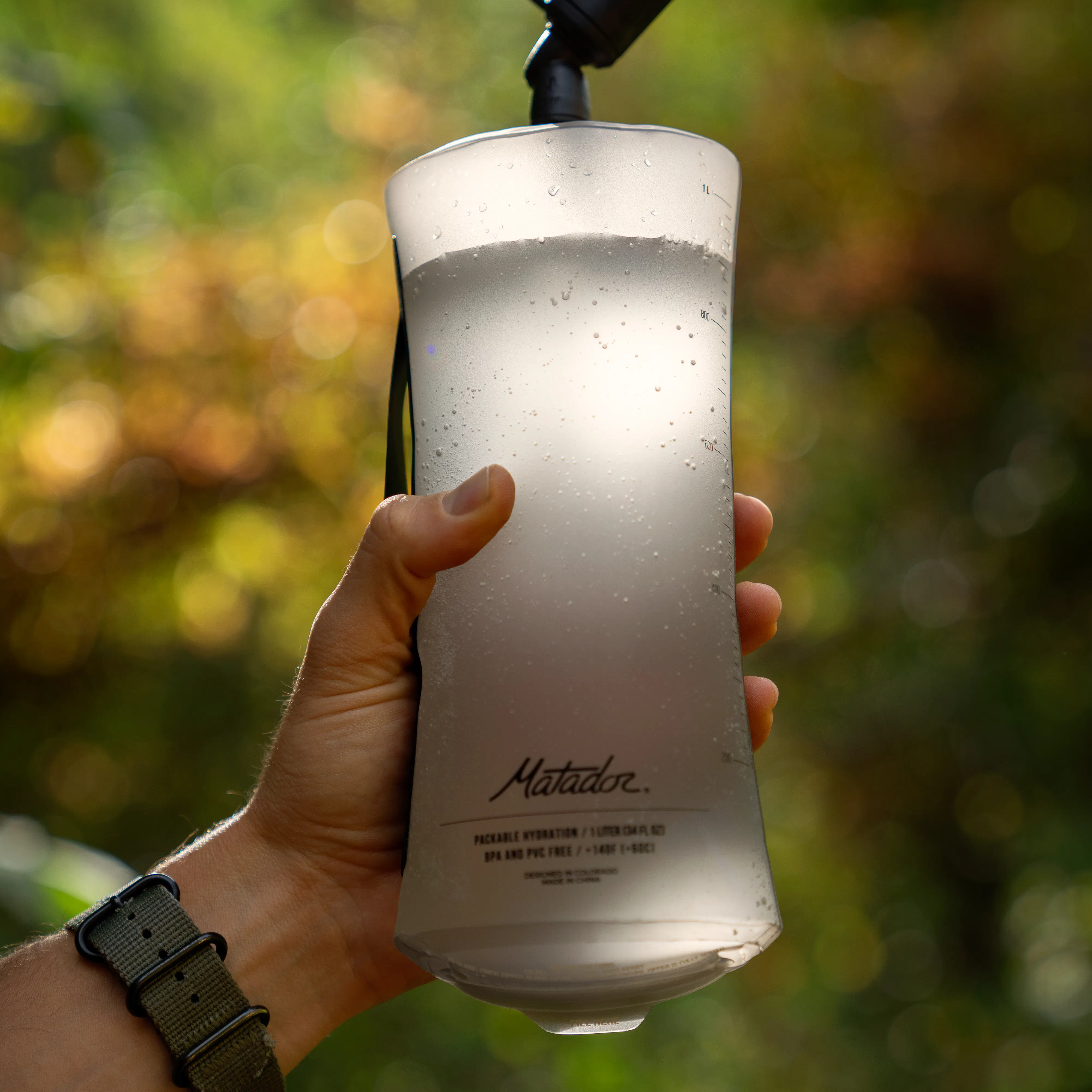Matador Packable Water Bottle - Charcoal/Black | undefined | Huckberry