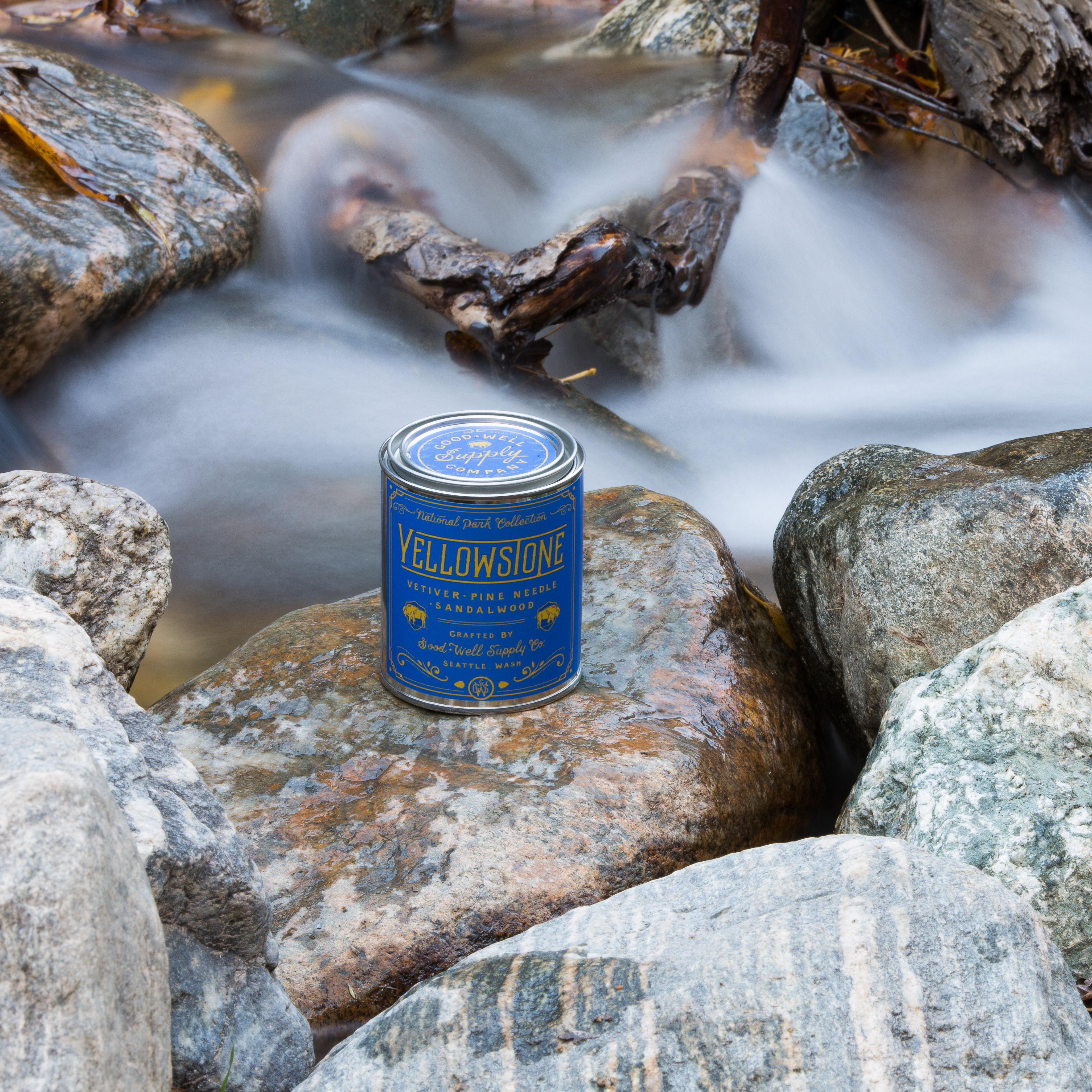 Good + Well Supply Co. Yellowstone National Park Candle Yellowstone