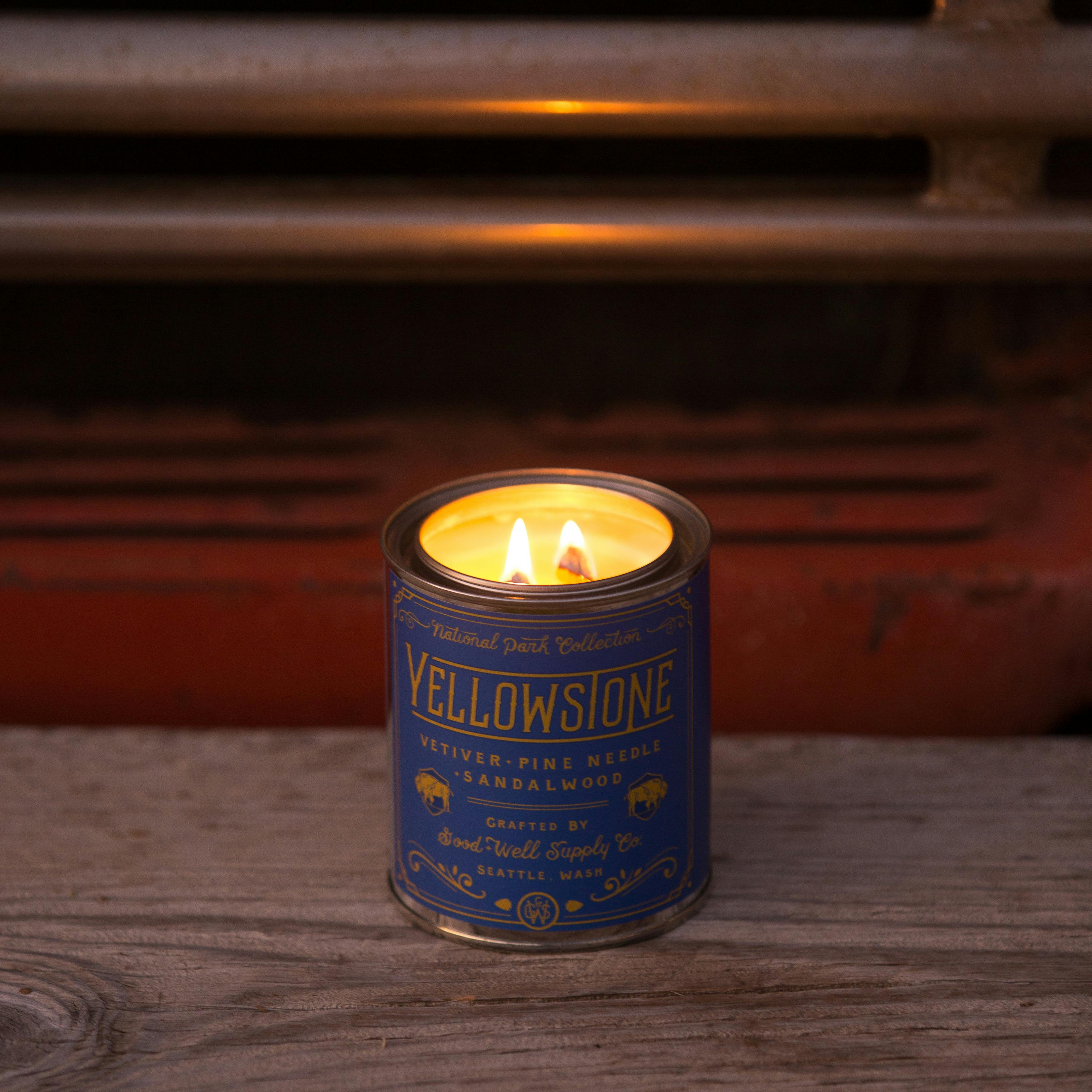 Good + Well Supply Co. Yellowstone National Park Candle