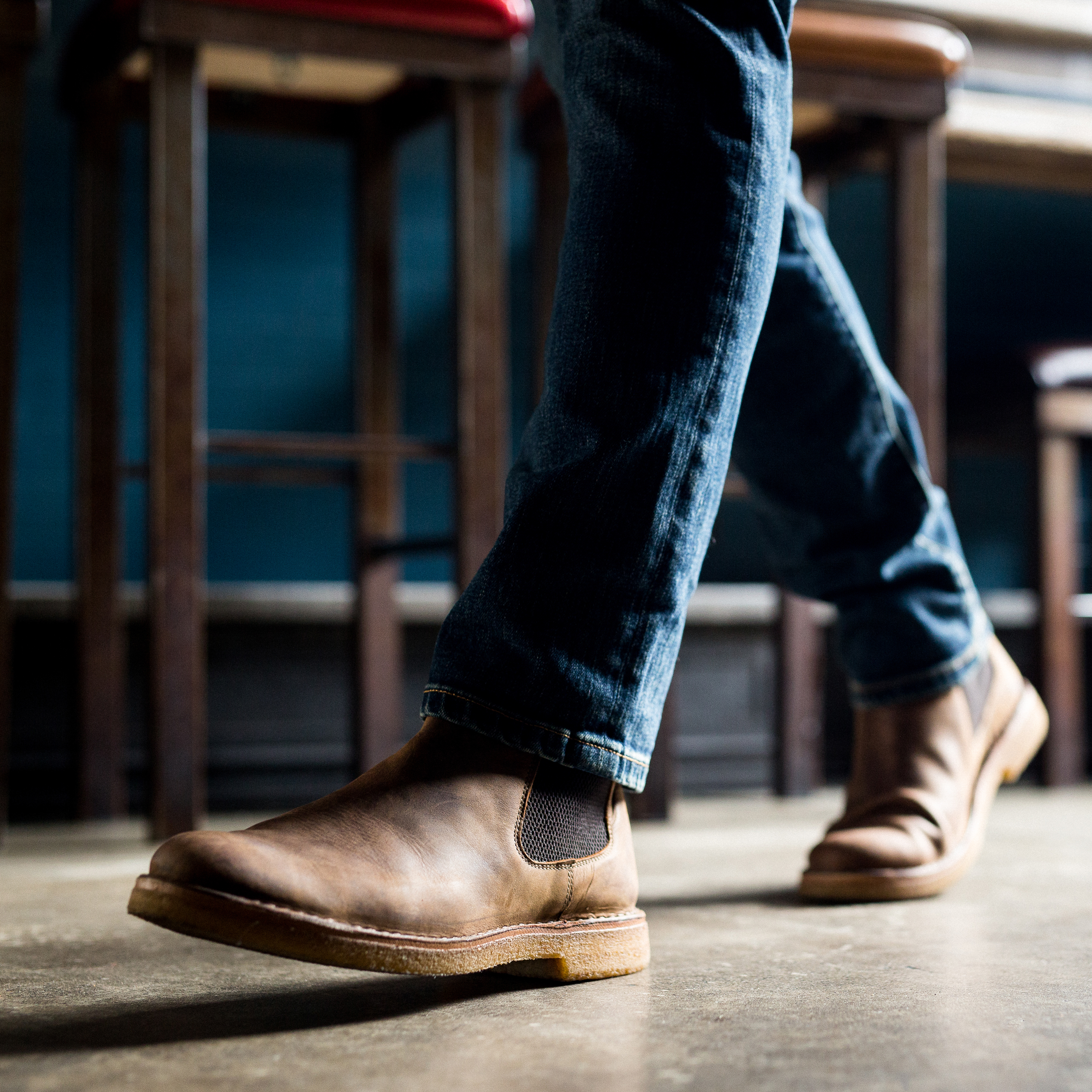 Astorflex Bitflex Chelsea Boot Dark Chestnut Nubuck Chelsea