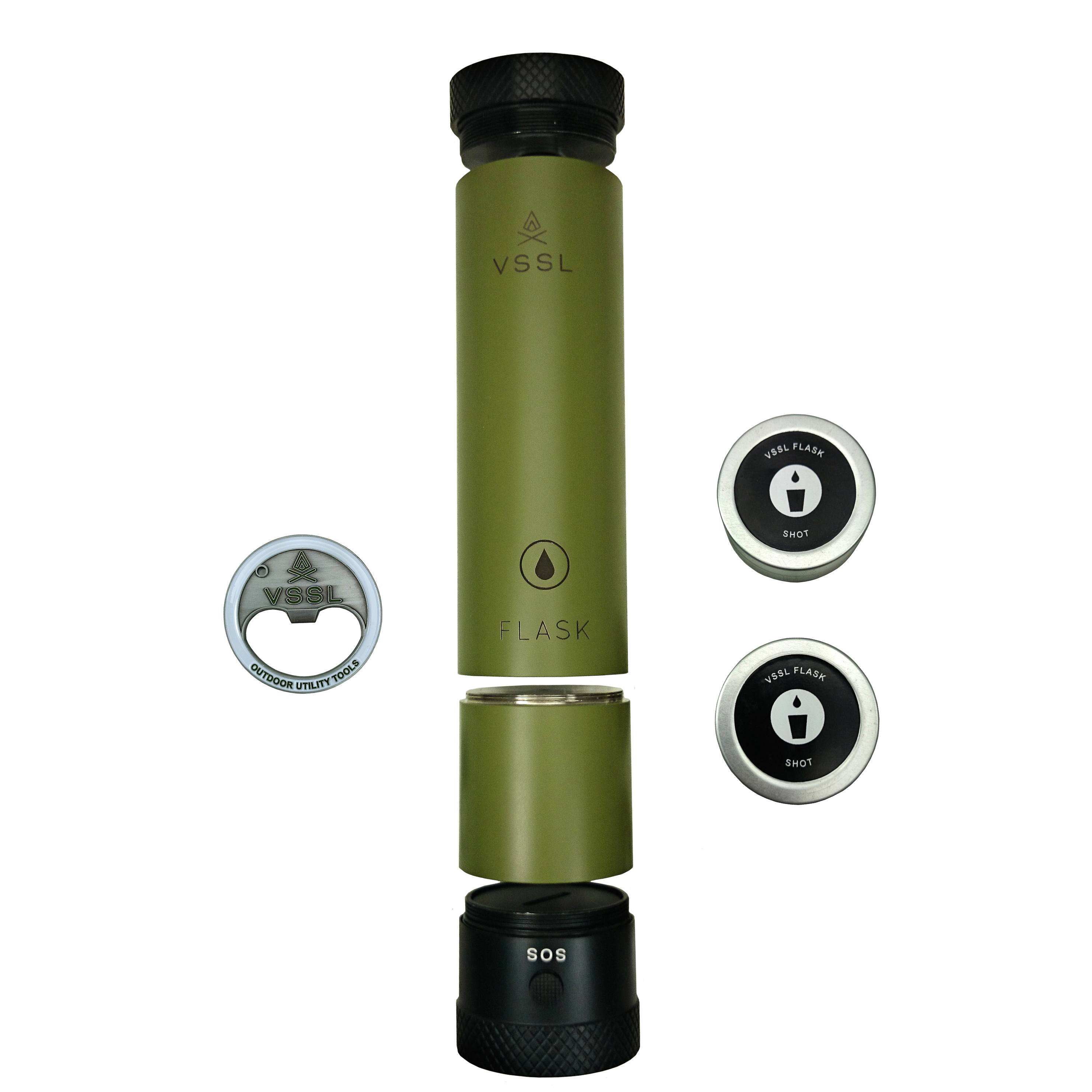 VSSL Flask VSSL - Green | undefined | Huckberry