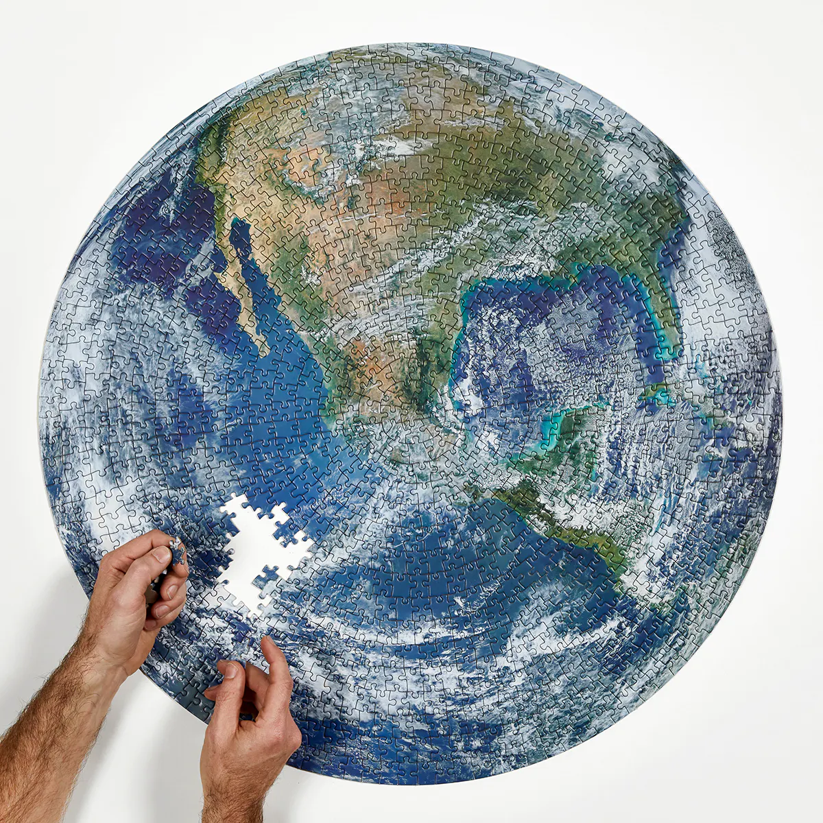 Four Point Puzzles The Earth Puzzle - Blue | Bar & Entertainment