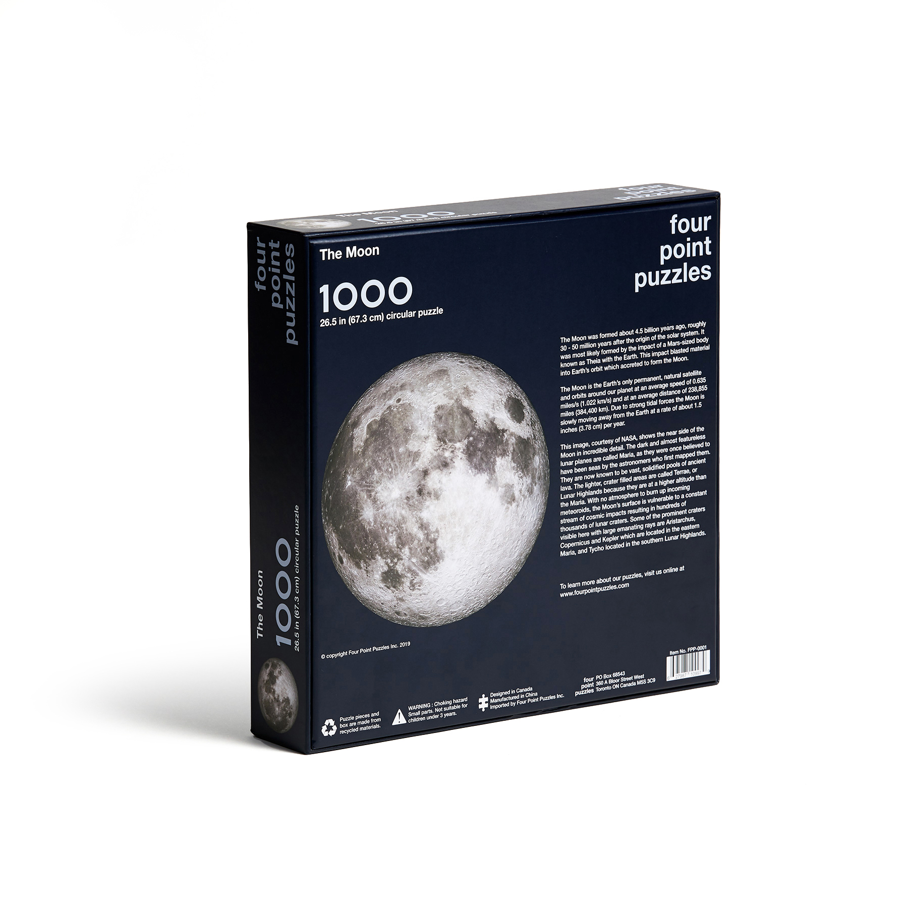 Four Point Puzzles The Moon Puzzle - Grey | Bar & Entertainment