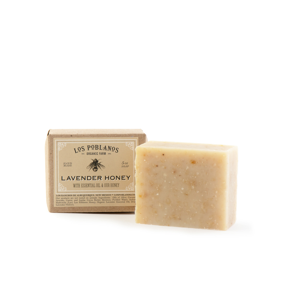Los Poblanos Lavender Honey Soap Natural Bathroom Accessories