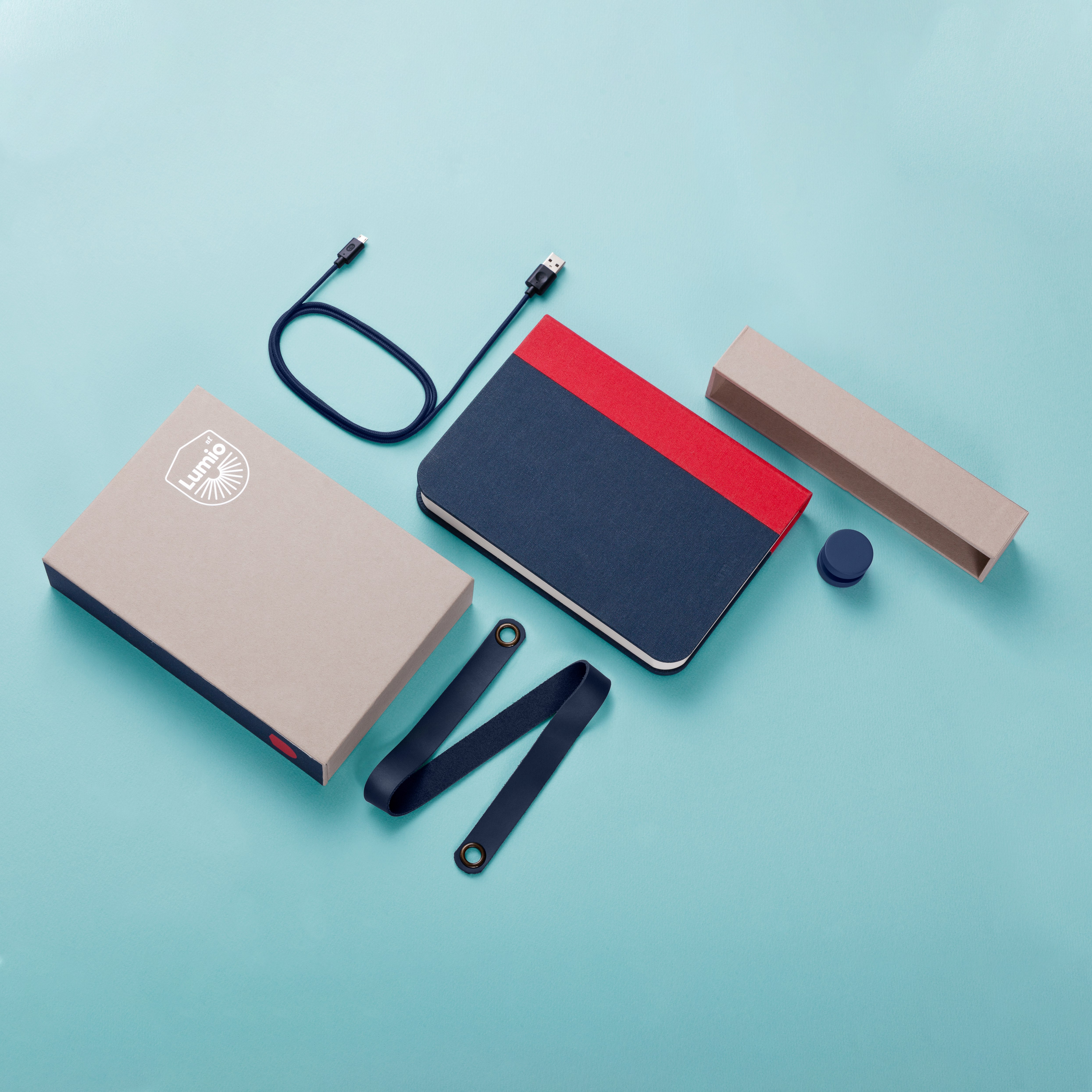 Lumio Mini Lumio + - Navy Blue/Red | undefined | Huckberry