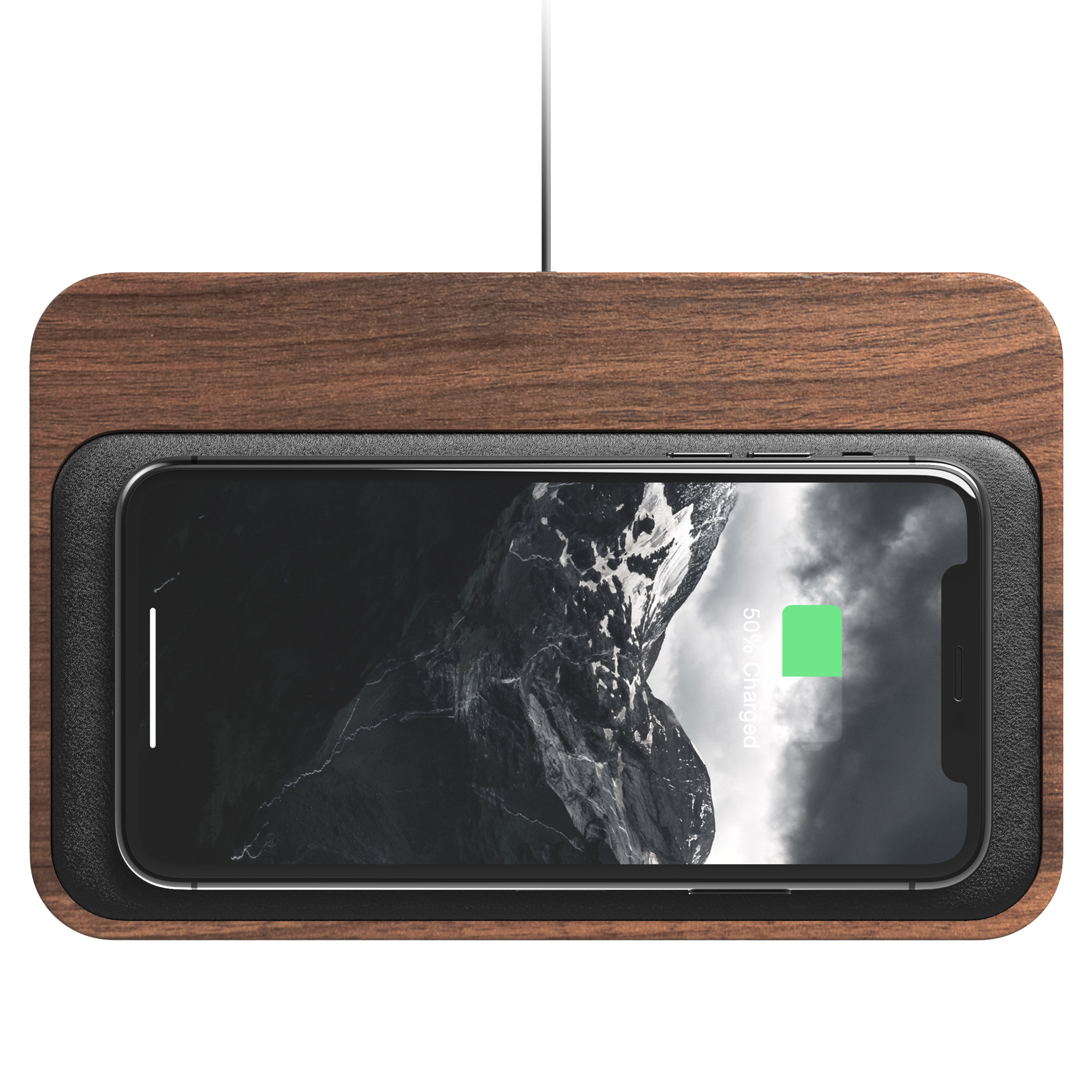 Nomad Base Station Wireless Charging Hub | Walnut Edition - Walnut