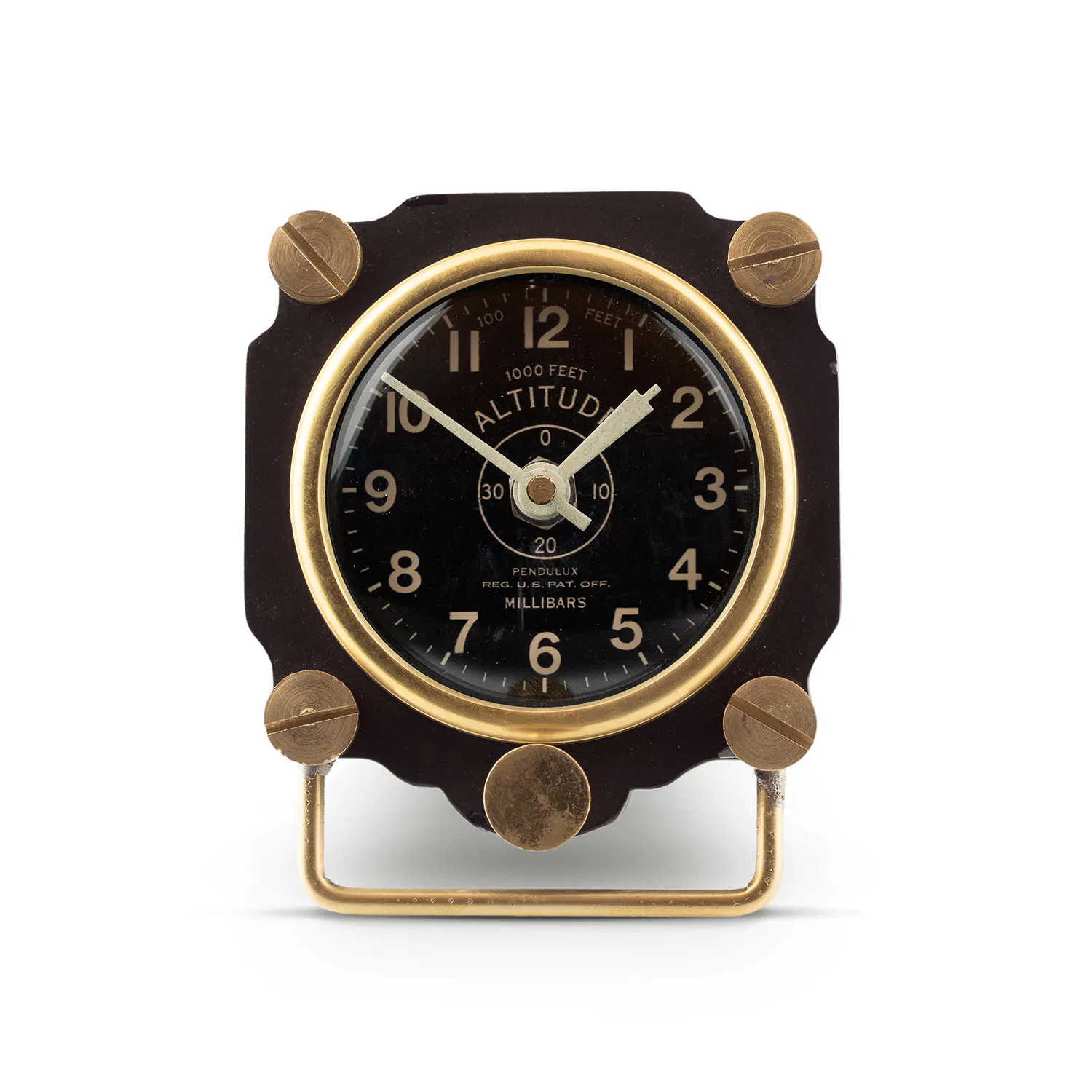 PENDULUX AVALON ALARM置時計 Pendulux Altimeter Table Clock - Black | undefined | Huckberry