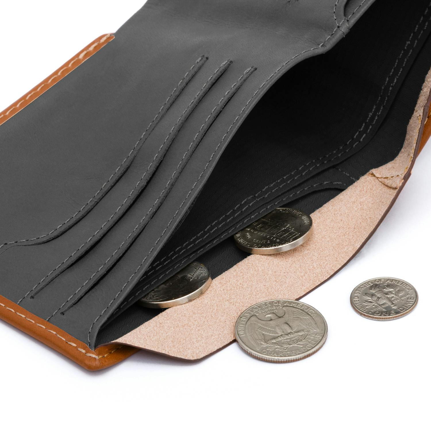 Bellroy US Stockist  Hide & Seek Wallet Caramel RFID HI