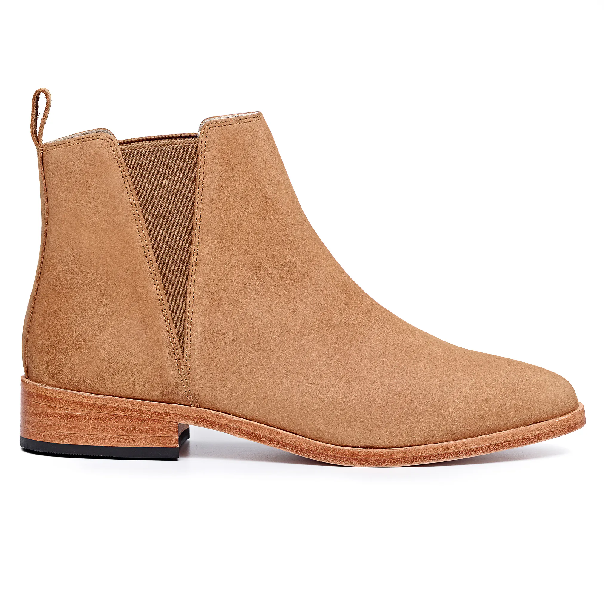 Bottes Chelsea Nisolo à Talons - Cuir Noir - Taille 7.5 US Femme - Neuf Avec Boîte