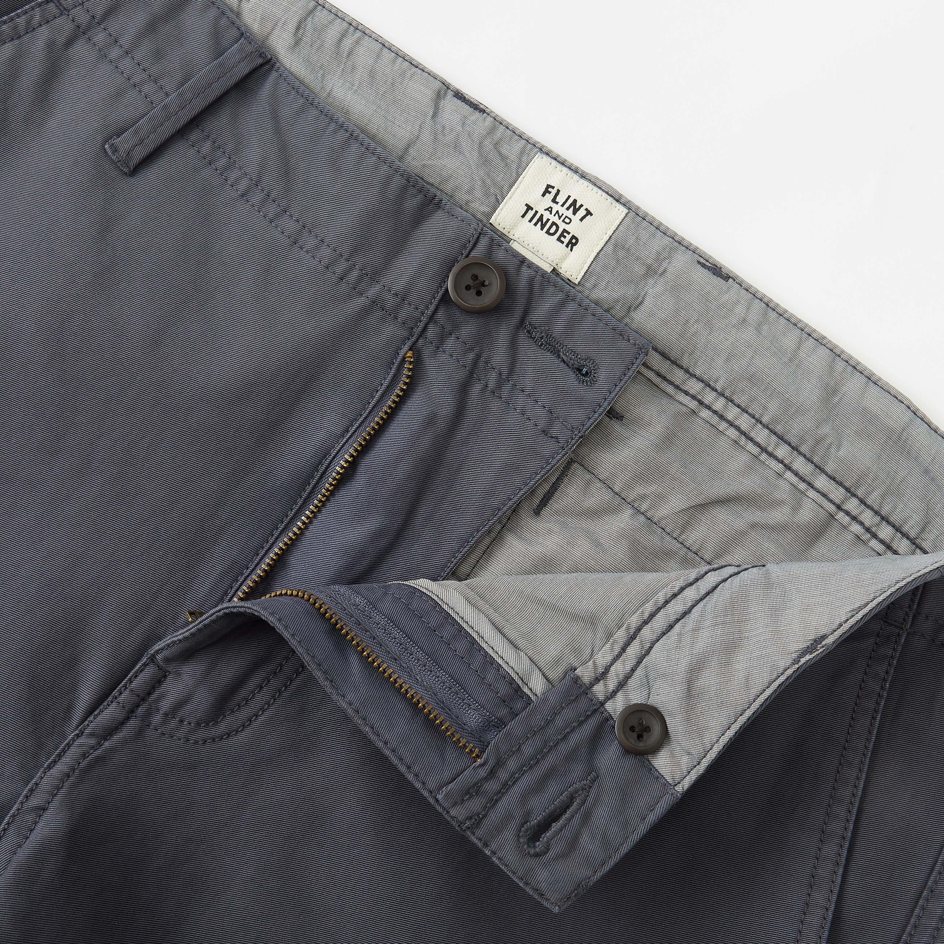 Flint and Tinder Stretch Utility Chino - Washed Slate
