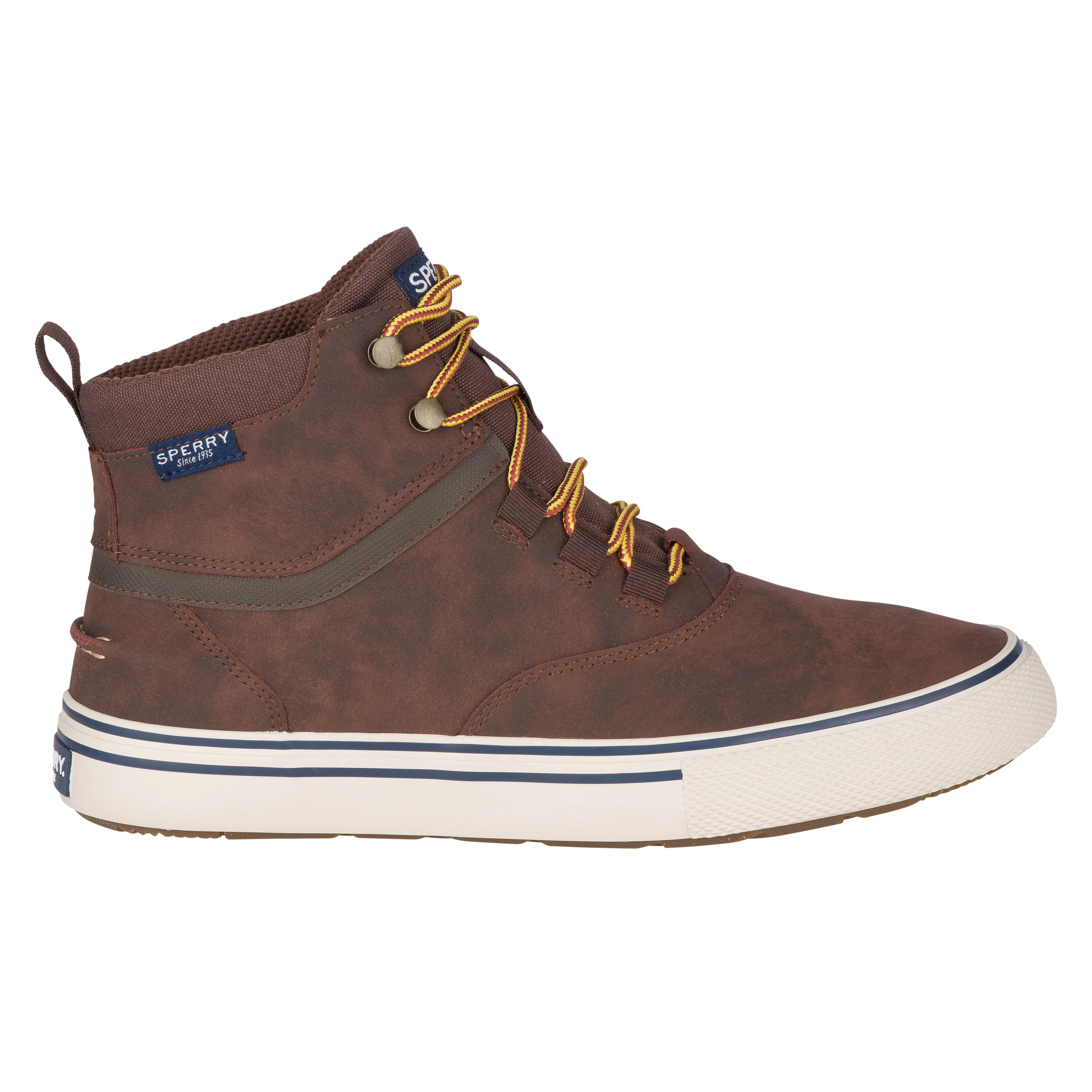 Botas Sperry Striper Storm CVO Para Hombre - Cuero, Impermeables, Suela Antideslizante IceTREAD, Diseño SeaCycled