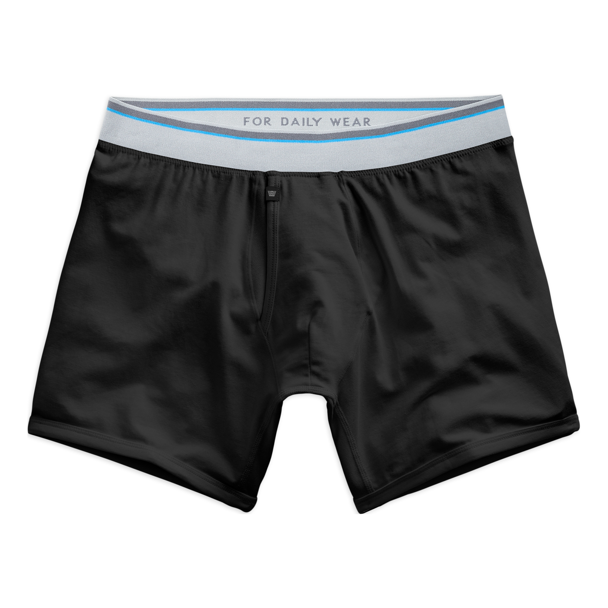 Mack Weldon 18Hour Jersey Boxer Brief True Black Huckberry