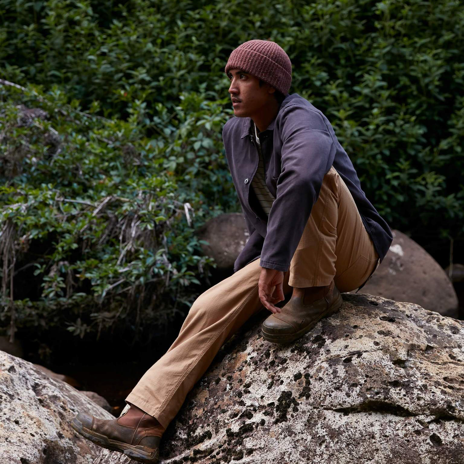 Mollusk Pinto Beanie - Redwood | undefined | Huckberry