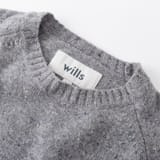 Wills Speckled Merino Crewneck - Grey | Crew Neck Sweaters | Huckberry