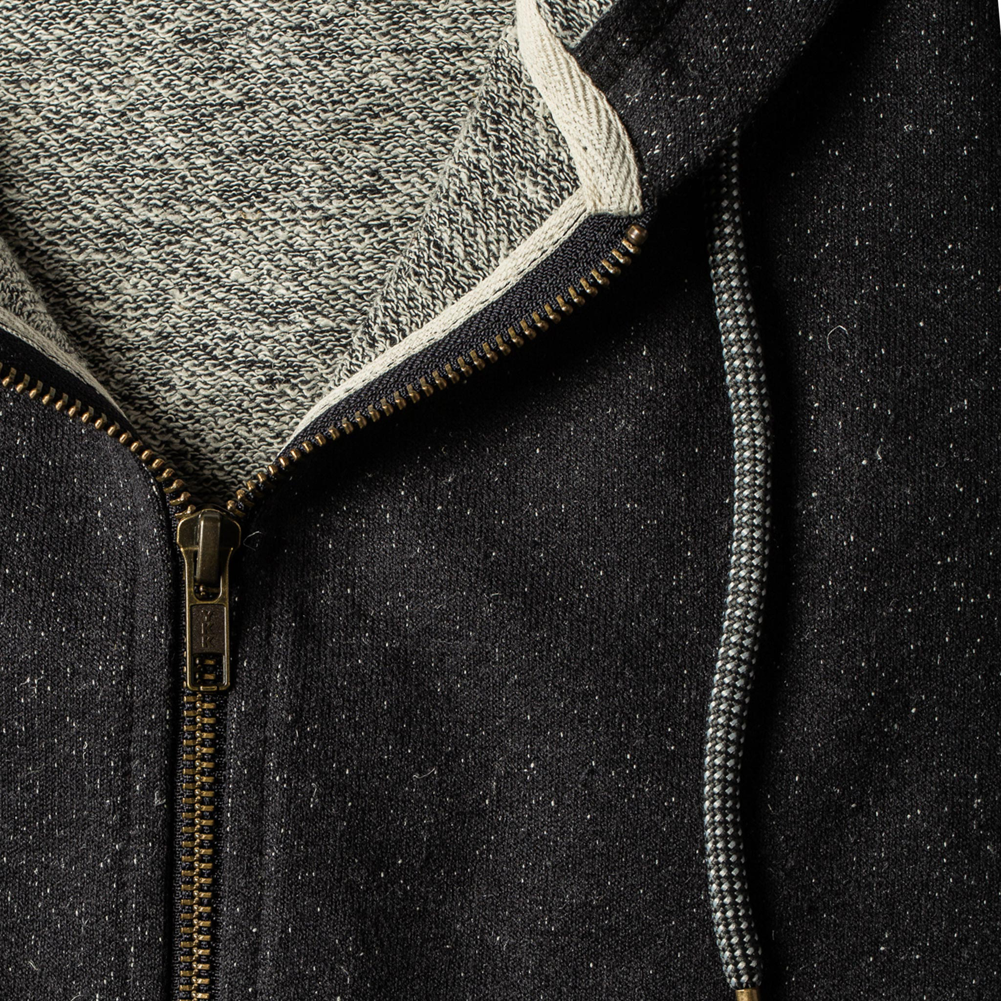 Taylor Stitch The Apres Hoodie - Charcoal | Full-Zip Hoodies
