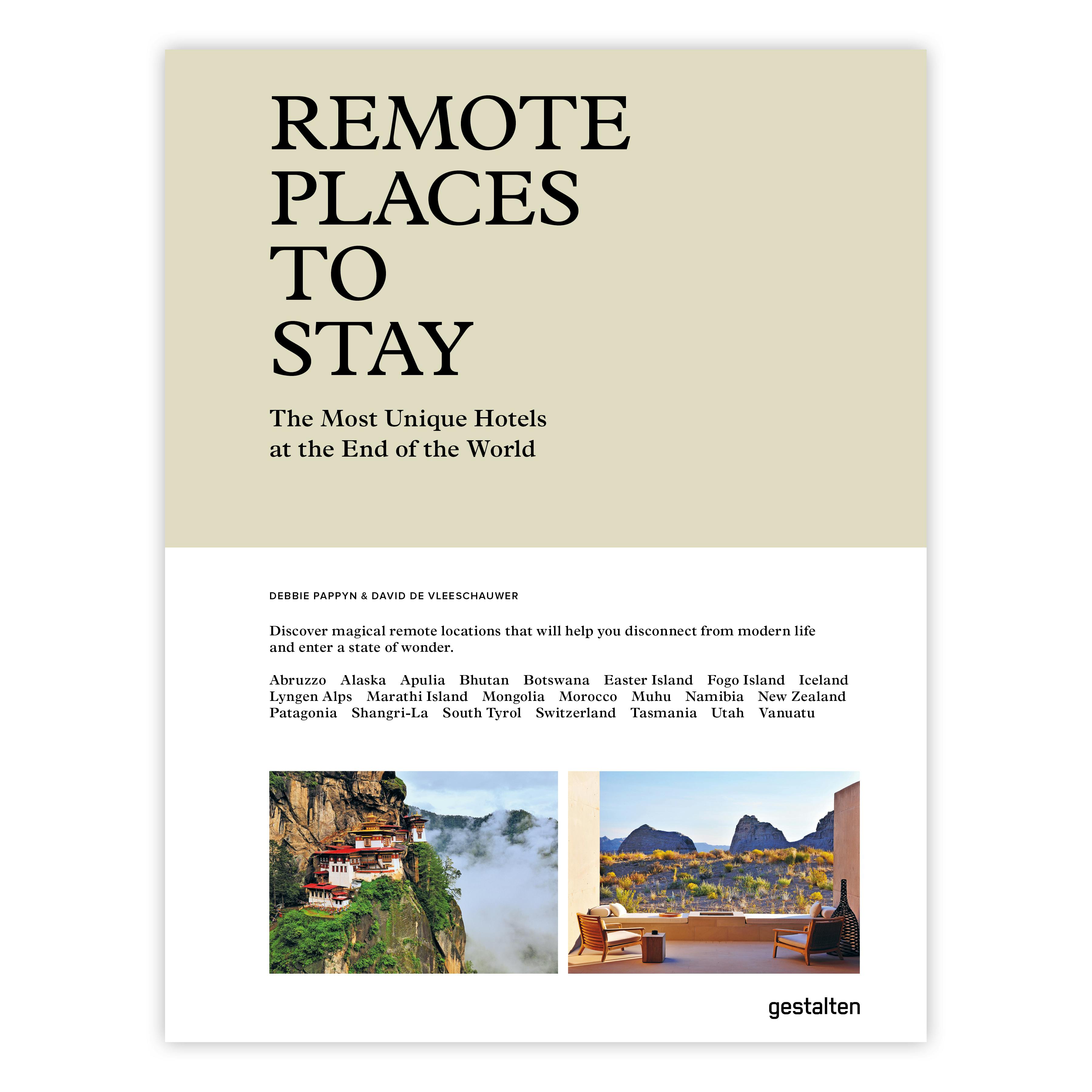 Remote Places to Stay - Coffee Table Book