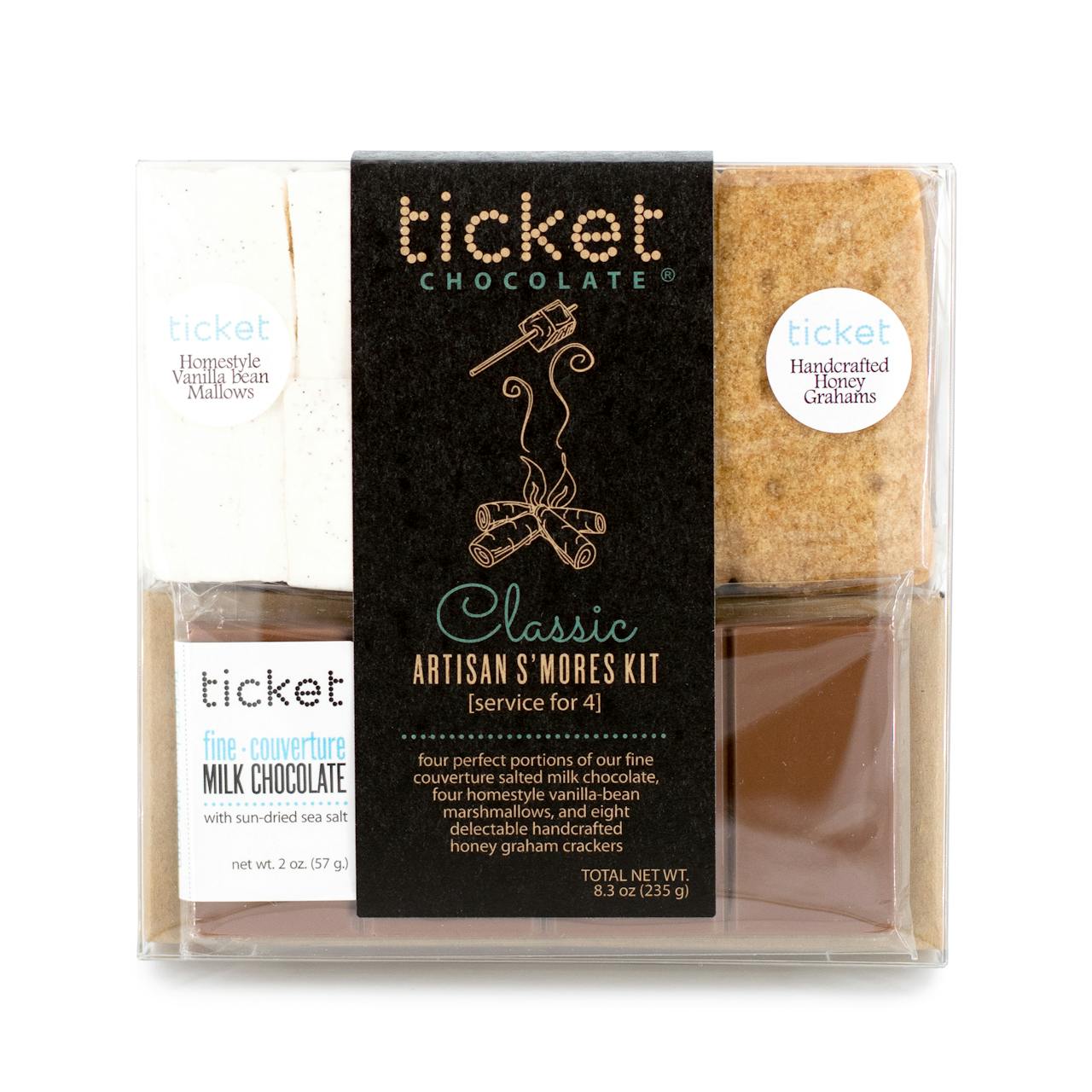 Ticket Chocolate Classic S'mores Kit