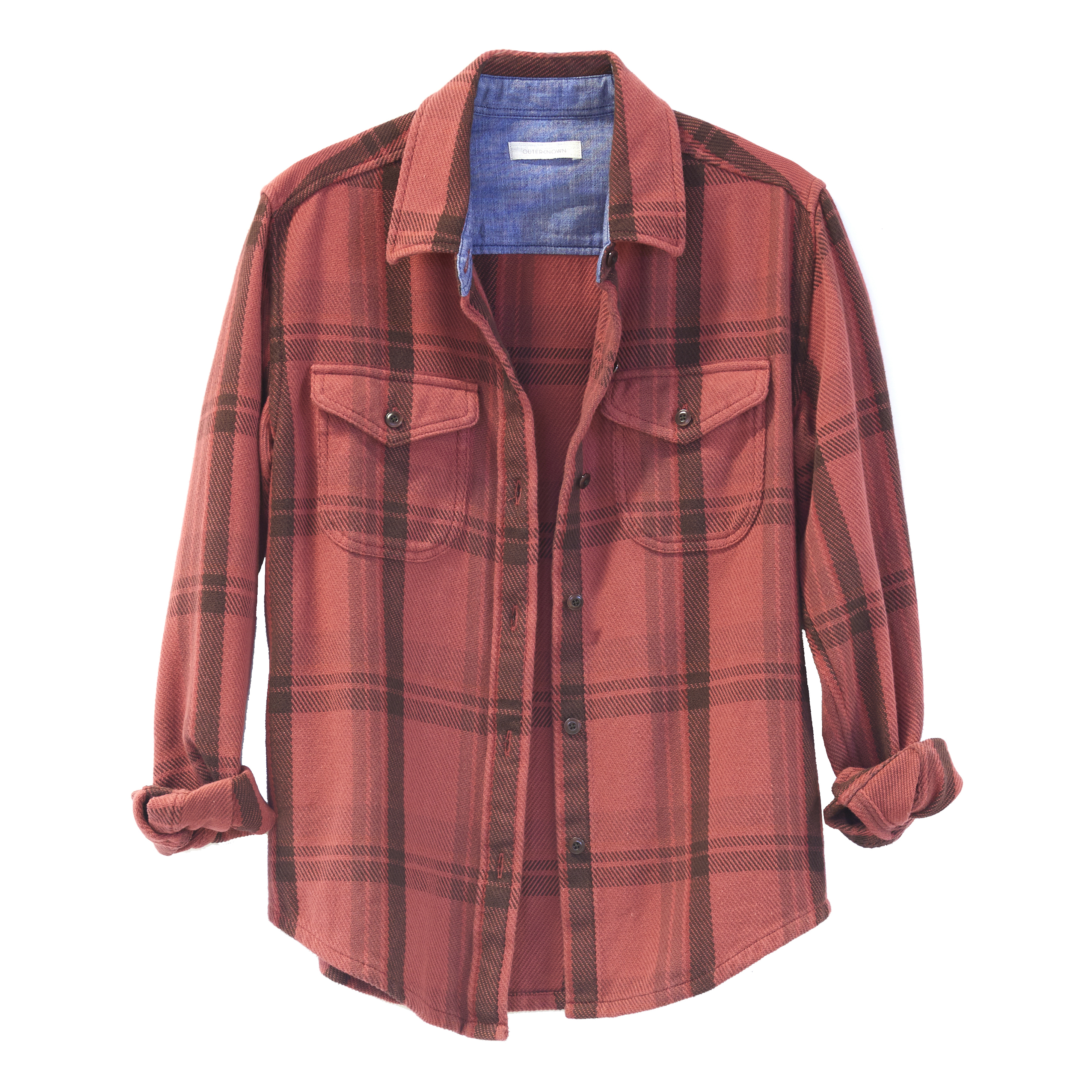 Outerknown Women's Blanket Shirt Dusty Red Cusco For Her Huckberry
