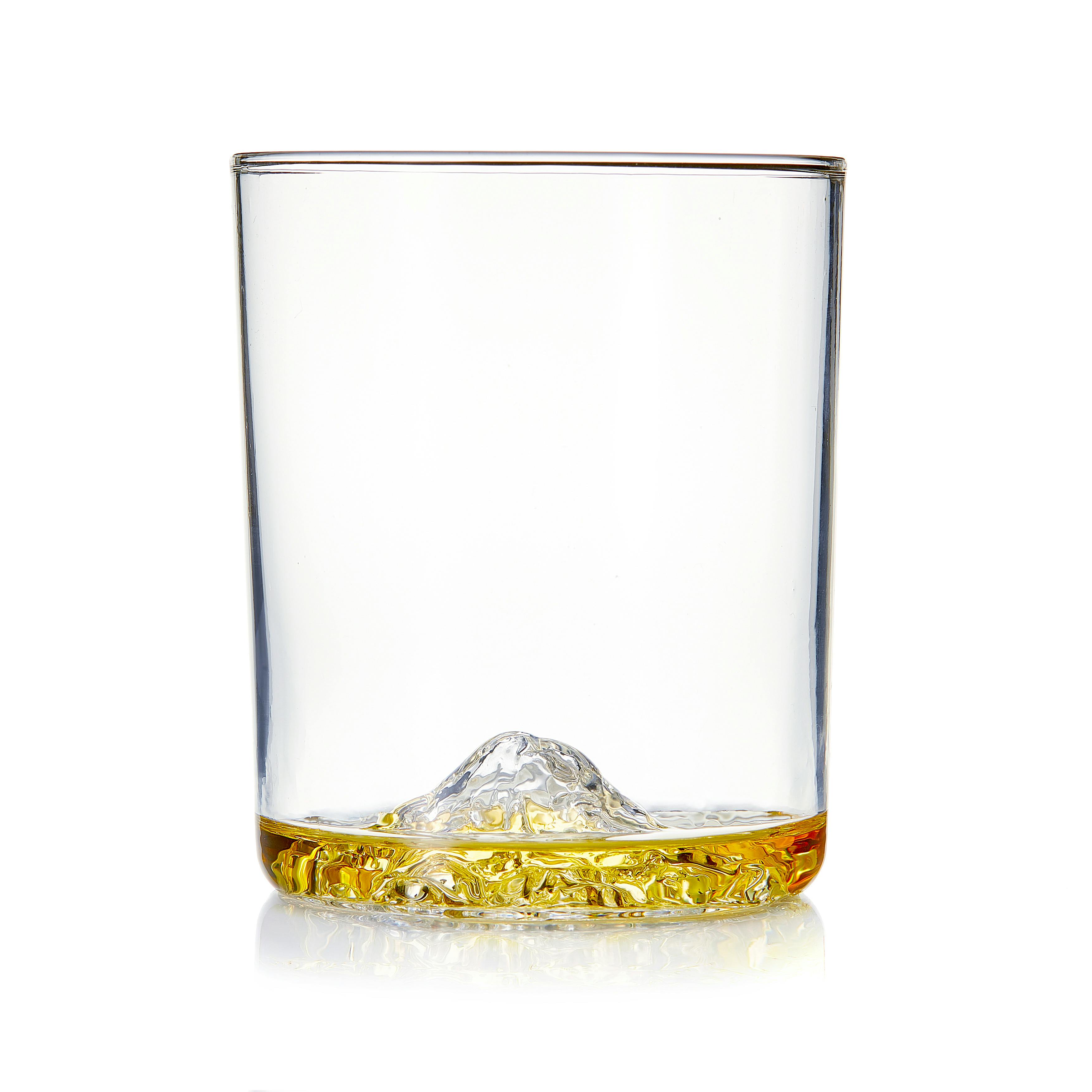 Whiskey Peaks Mountain Decanter + Mt. Rainier Set of 2 Whiskey Glasses