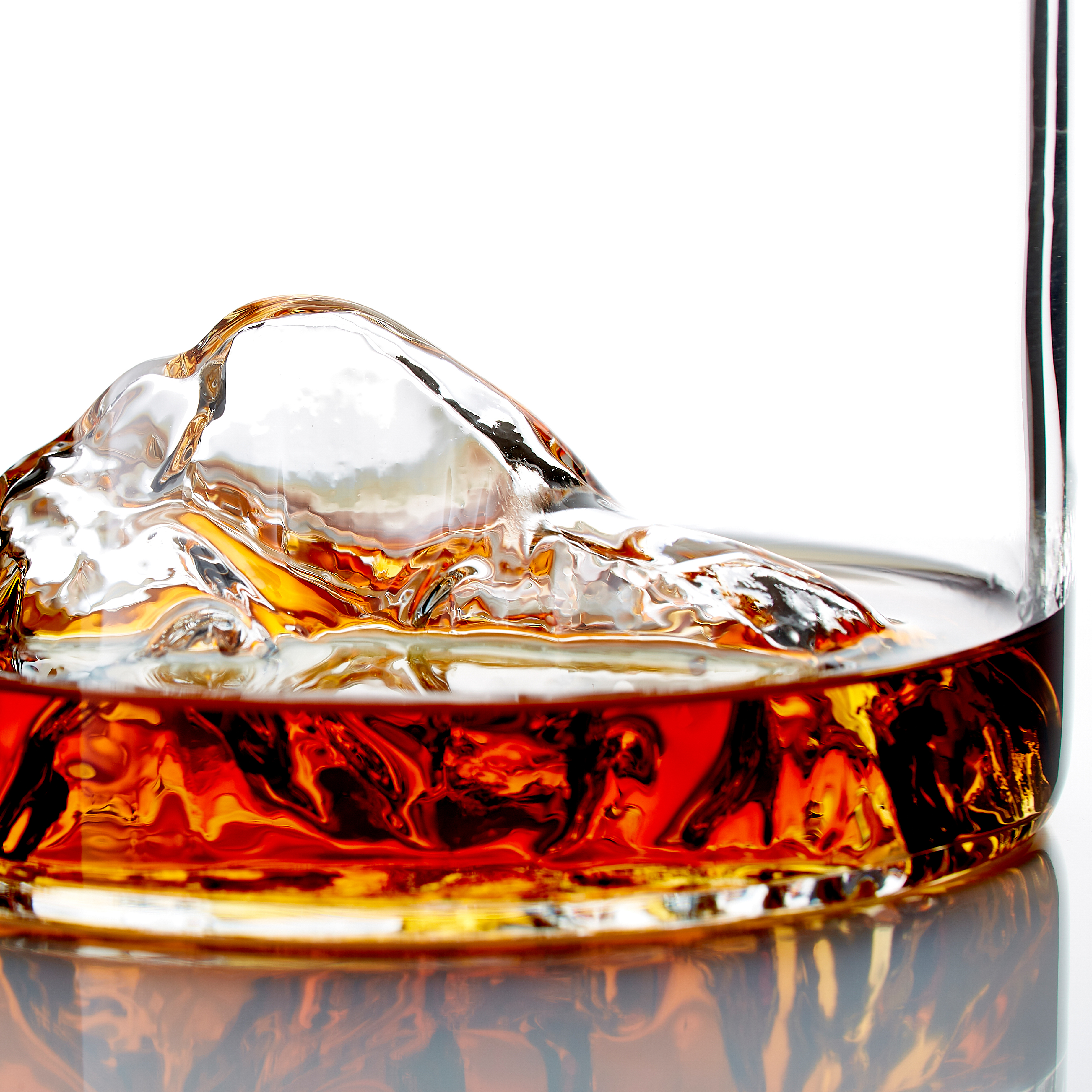 Whiskey Peaks Mountain Decanter + Half Dome Set of 2 Whiskey