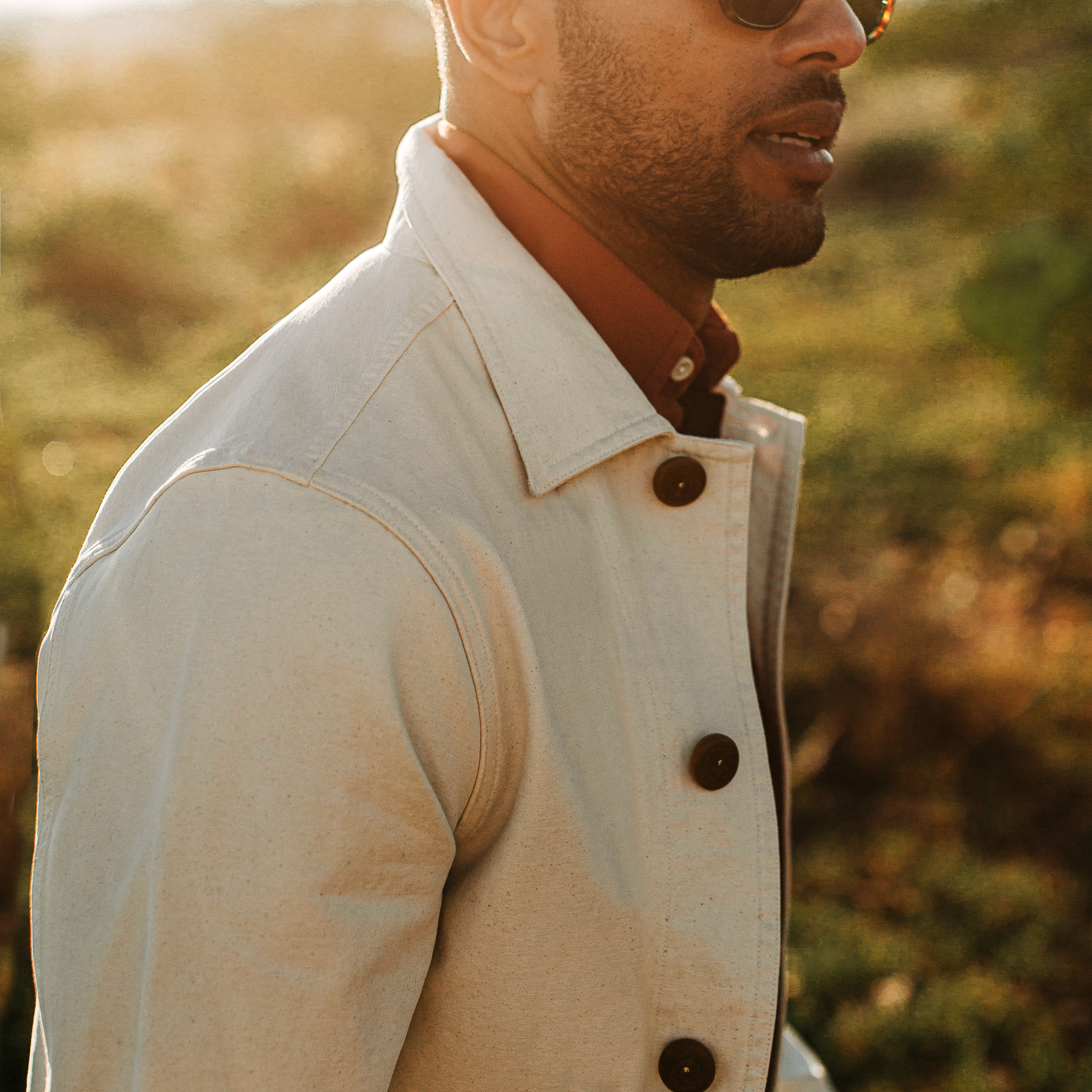 Taylor Stitch The Ojai Jacket - Natural Reverse Sateen