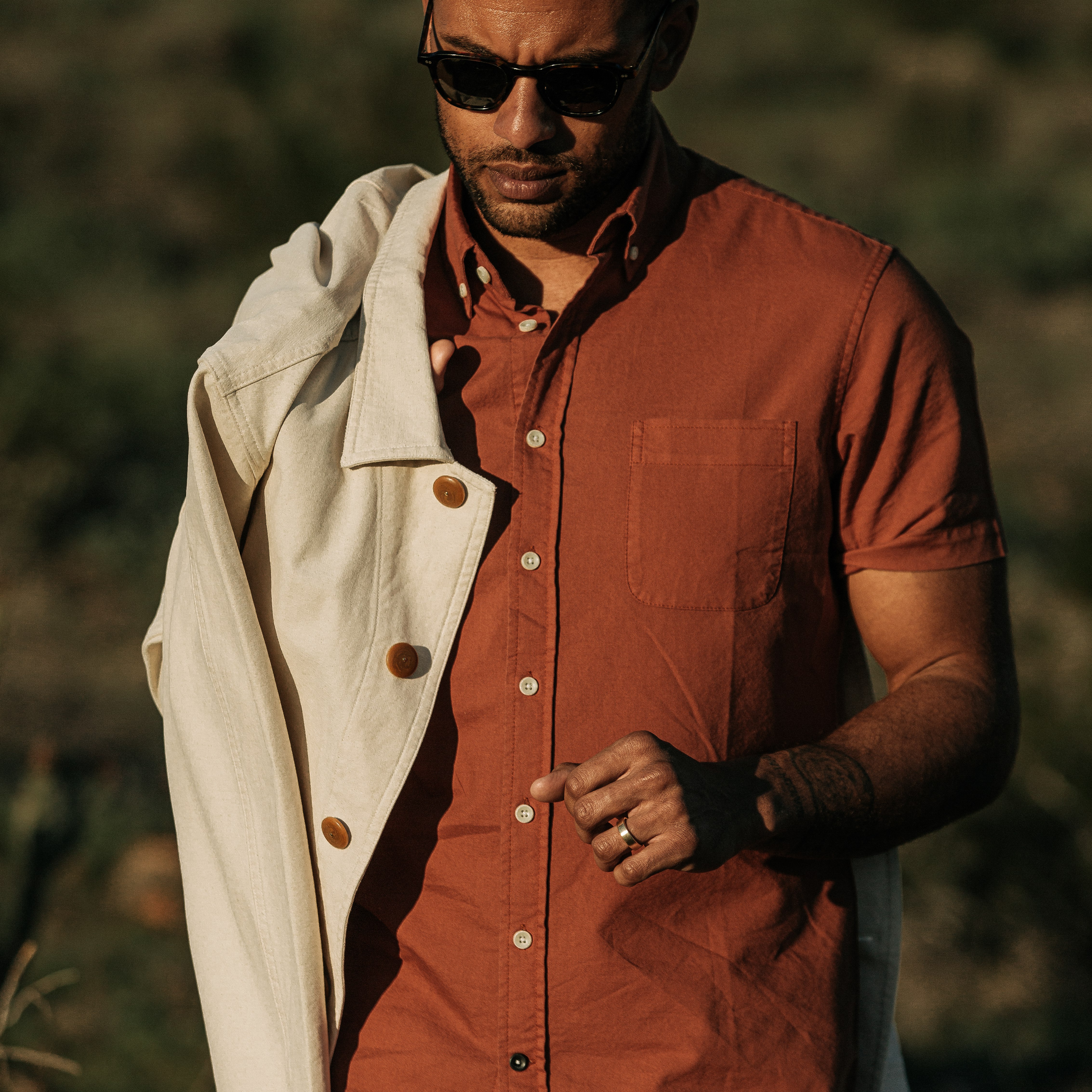Taylor Stitch The Ojai Jacket - Natural Reverse Sateen