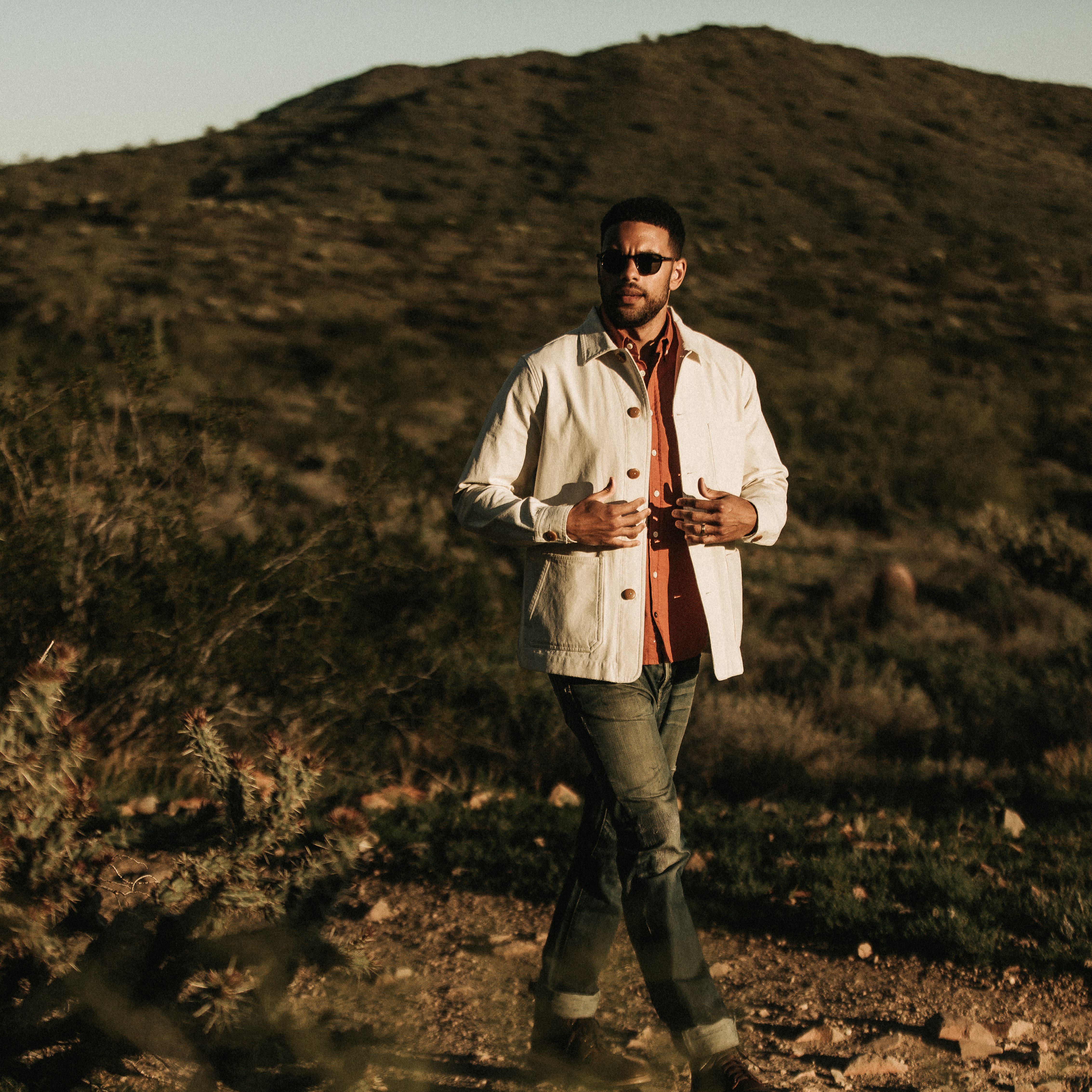 Taylor Stitch The Ojai Jacket - Natural Reverse Sateen
