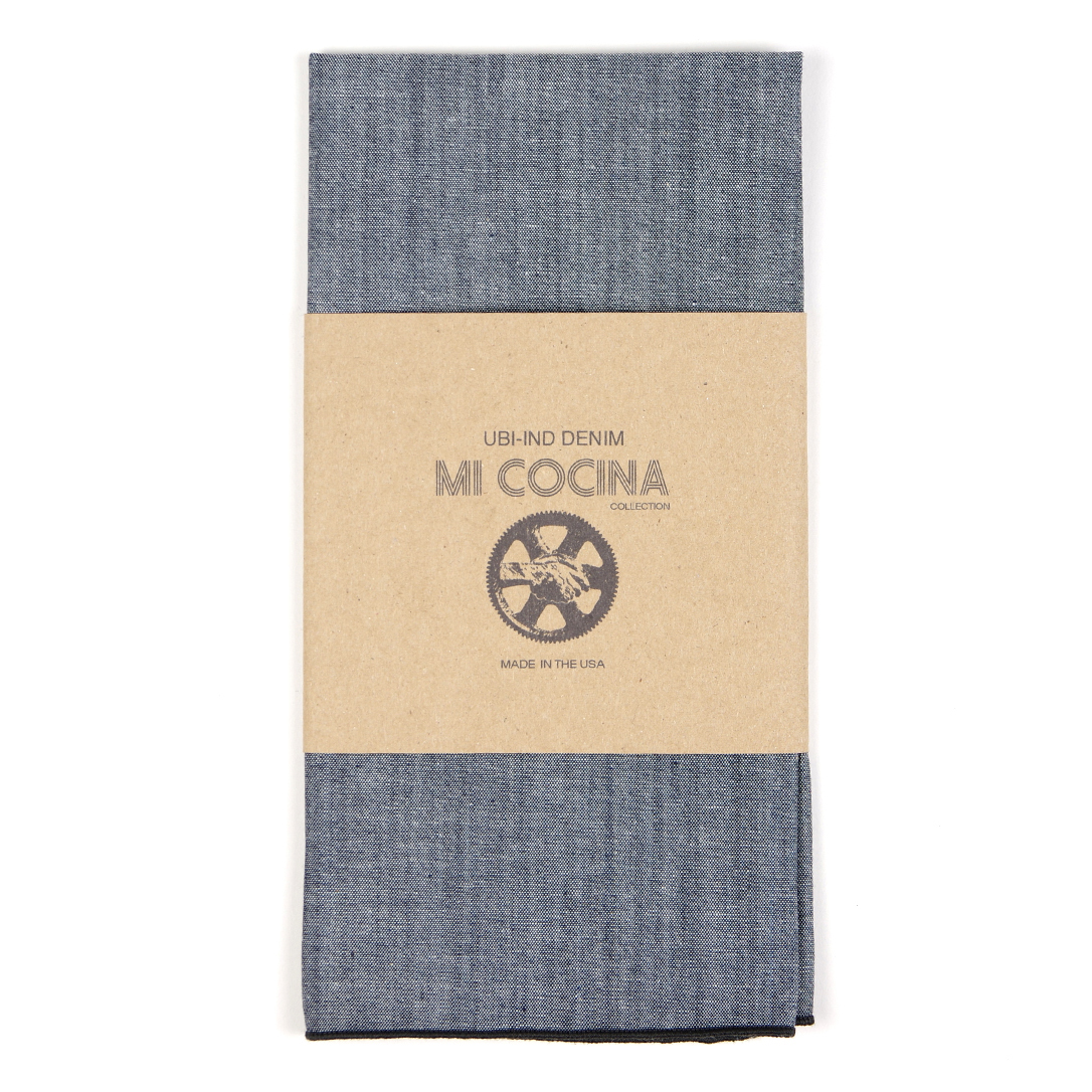 Chambray Napkin: Ubi Blue - Thumbnail 3