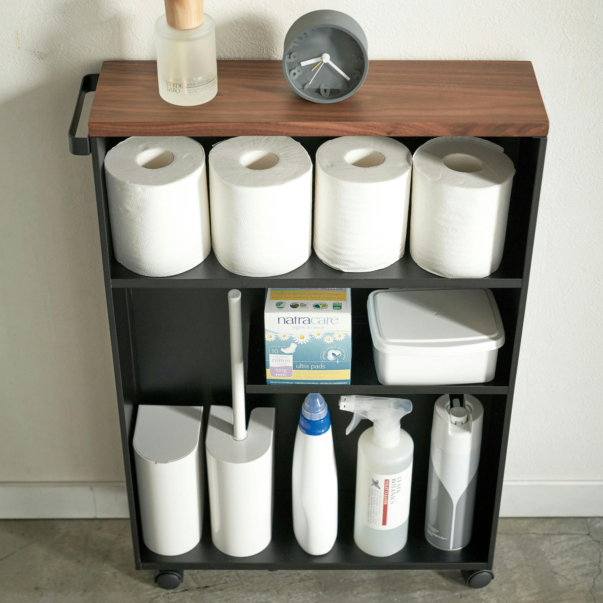NEW Slim Bathroom Storage - Organization Toilet Tissue Paper Shelf