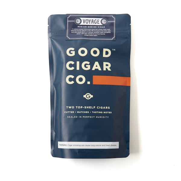 Good Cigar Co. 2 Pack of Cigars - Voyage (Medium)