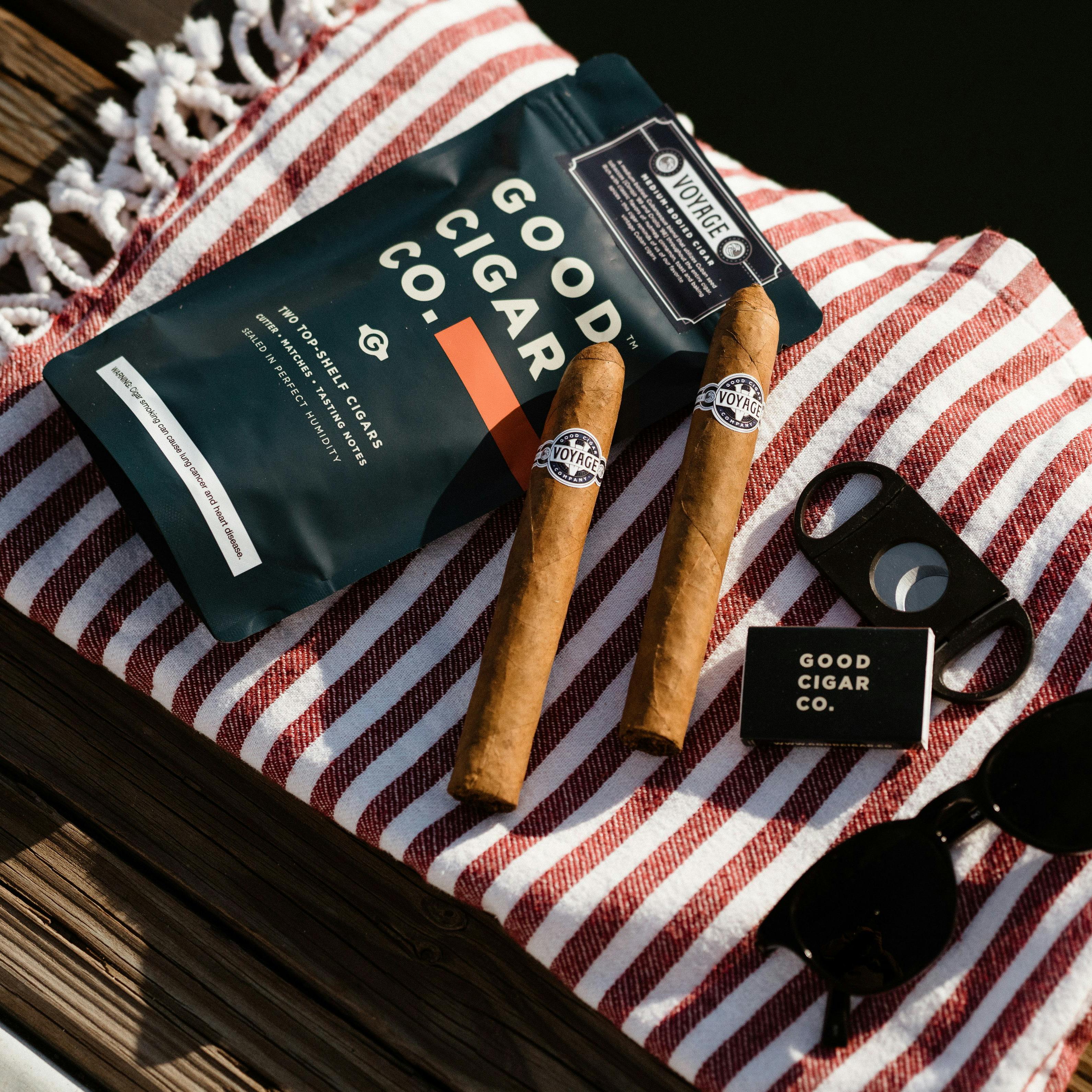 Good Cigar Co. 2 Pack of Cigars - Voyage (Medium)