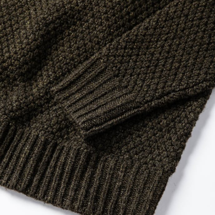 Taylor Stitch The Fisherman Sweater - Loden | Crew Neck Sweaters ...