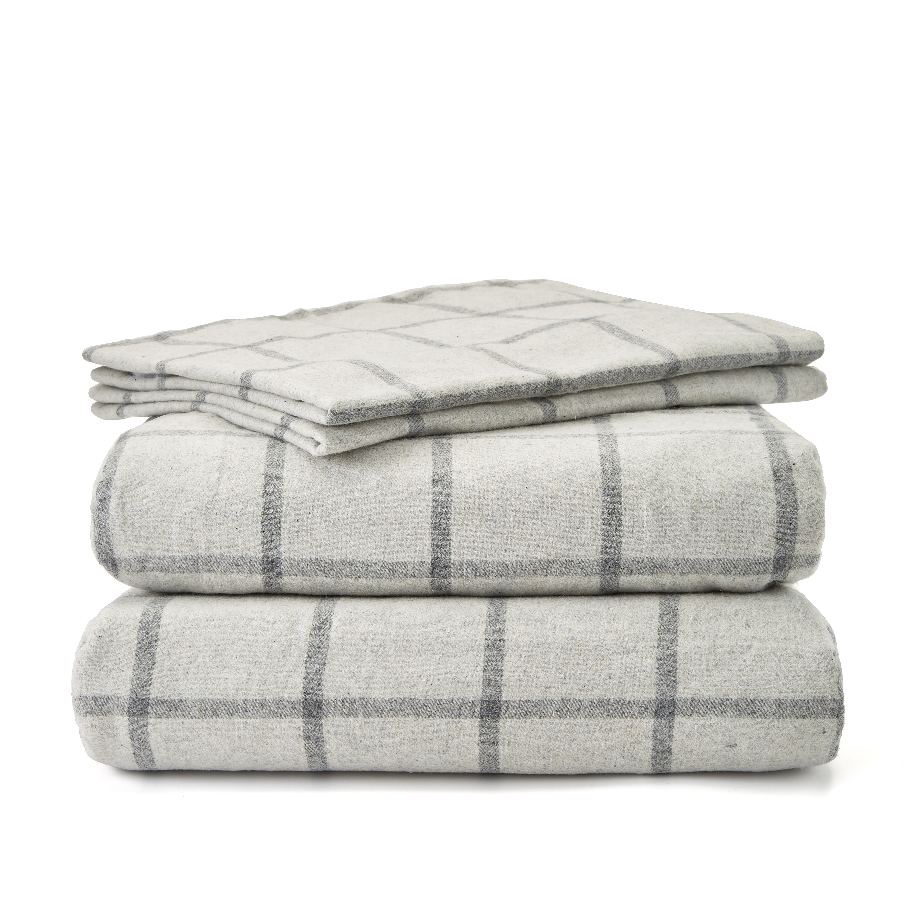 Eco Heather Flannel Sheet Set - Thumbnail 5