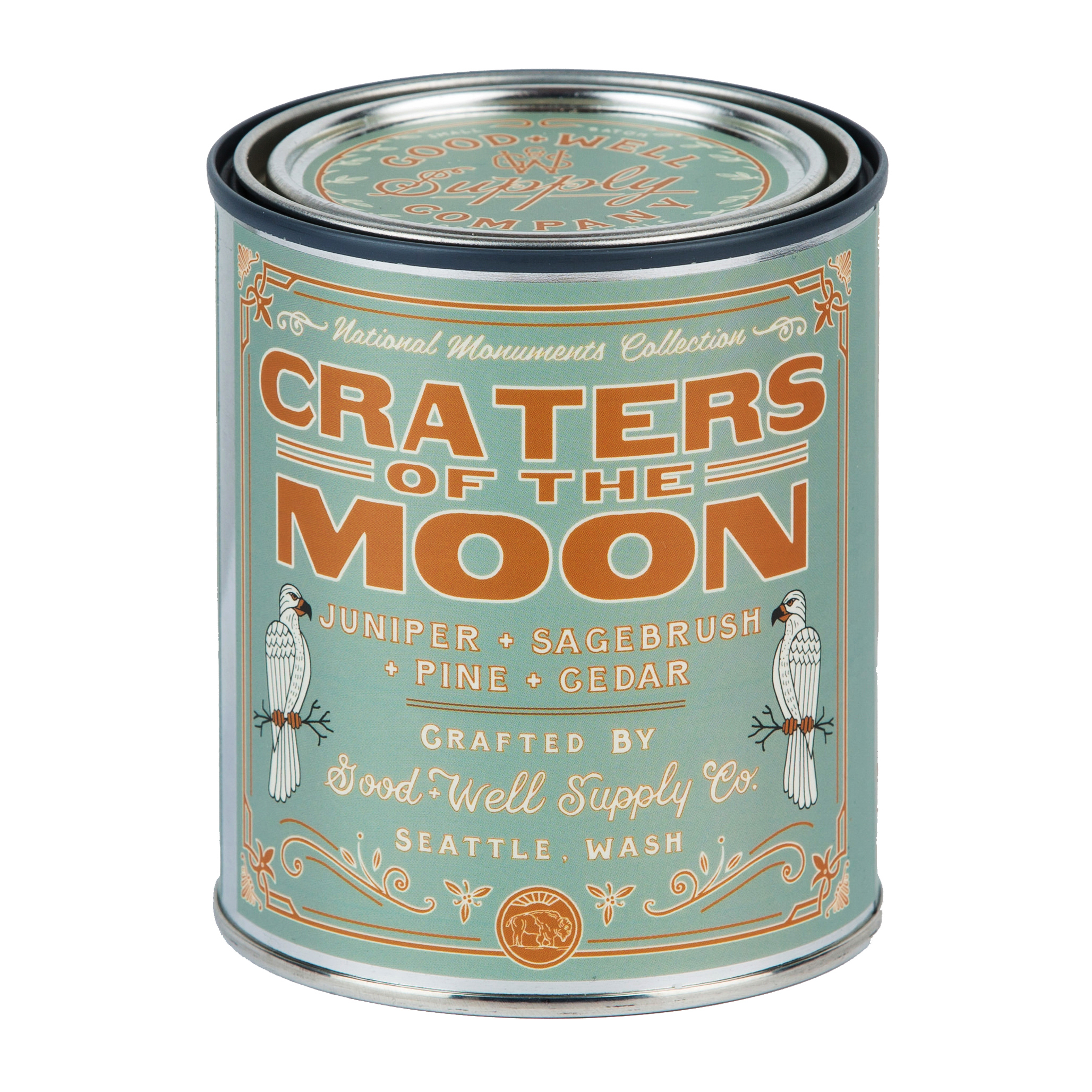 Good + Well Supply Co. Craters of the Moon Candle Moon Art & Decor